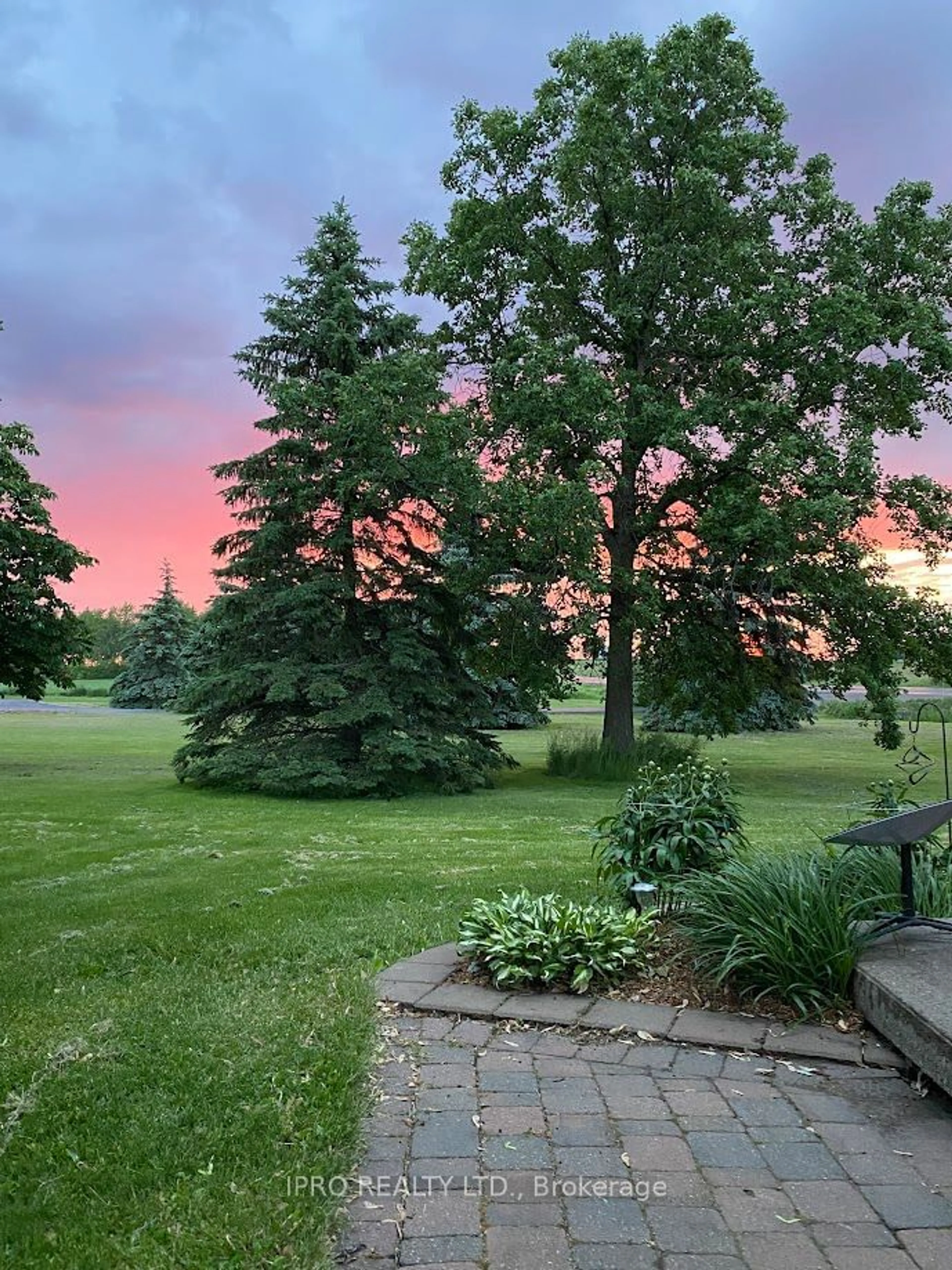 A pic from outside/outdoor area/front of a property/back of a property/a pic from drone, forest/trees view for 738 Old School Rd, Caledon Ontario L7C 0V6