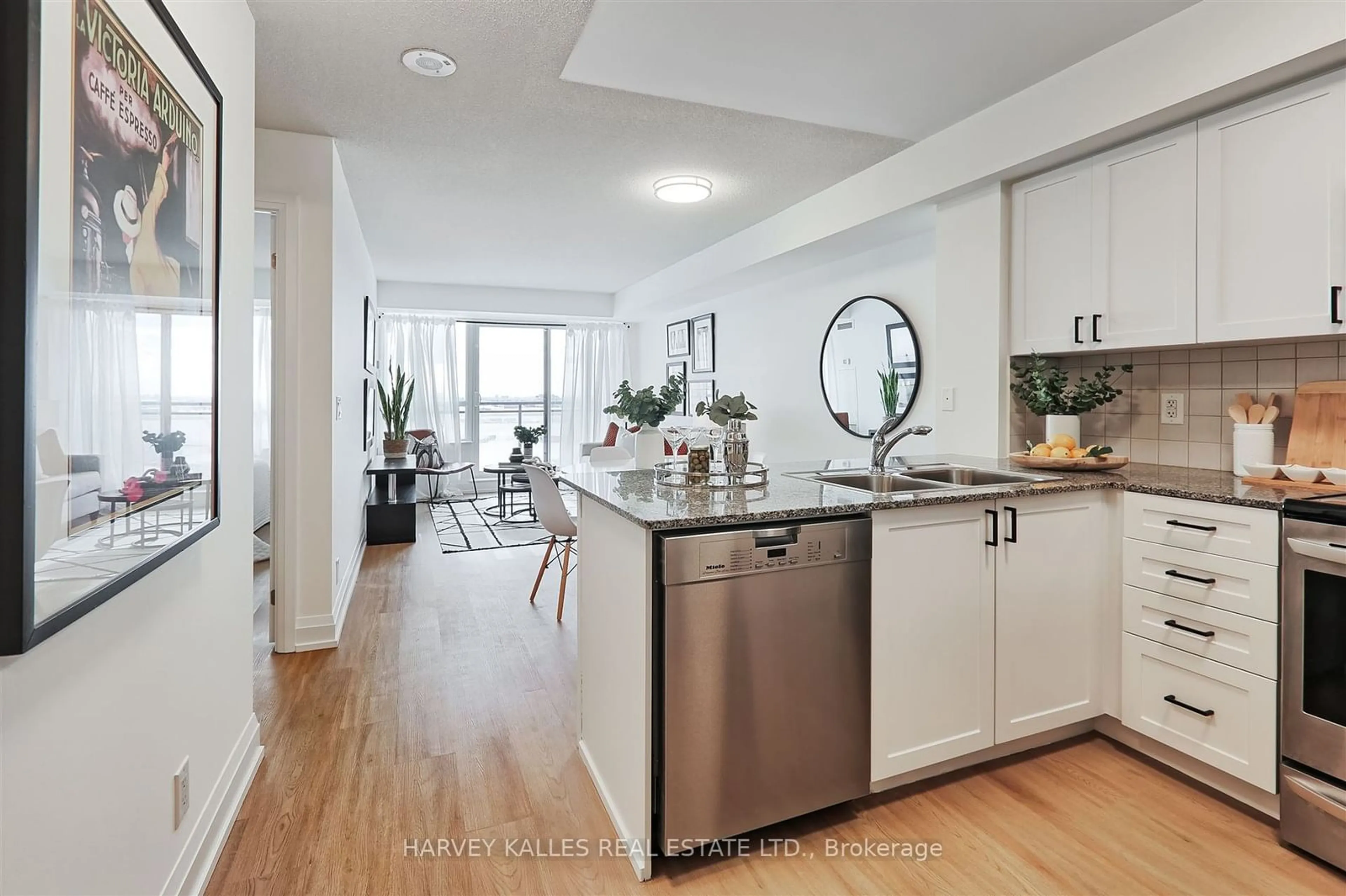 Open concept kitchen, unknown for 1070 Sheppard Ave #912, Toronto Ontario M3J 0G8