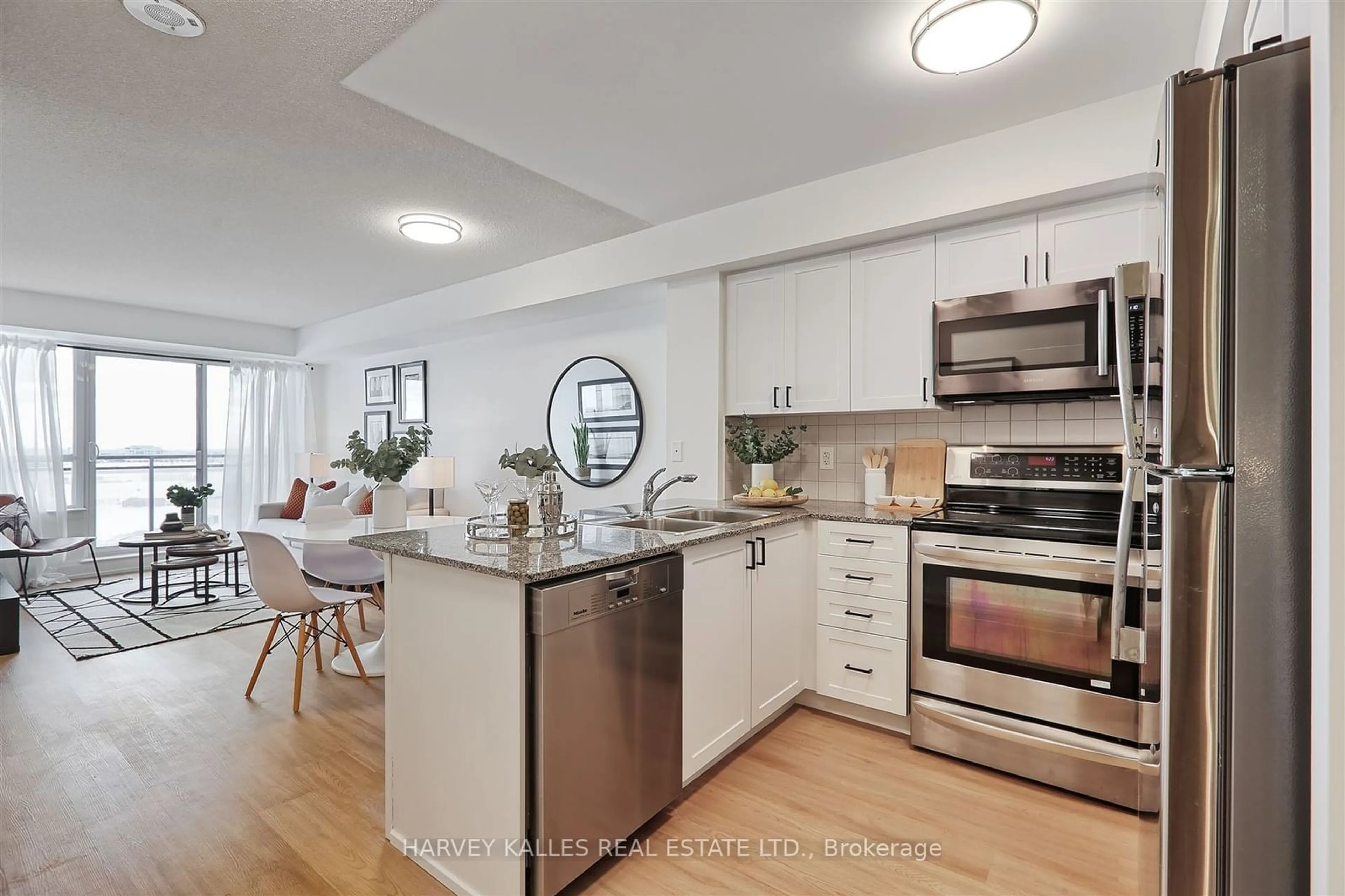 Open concept kitchen, unknown for 1070 Sheppard Ave #912, Toronto Ontario M3J 0G8