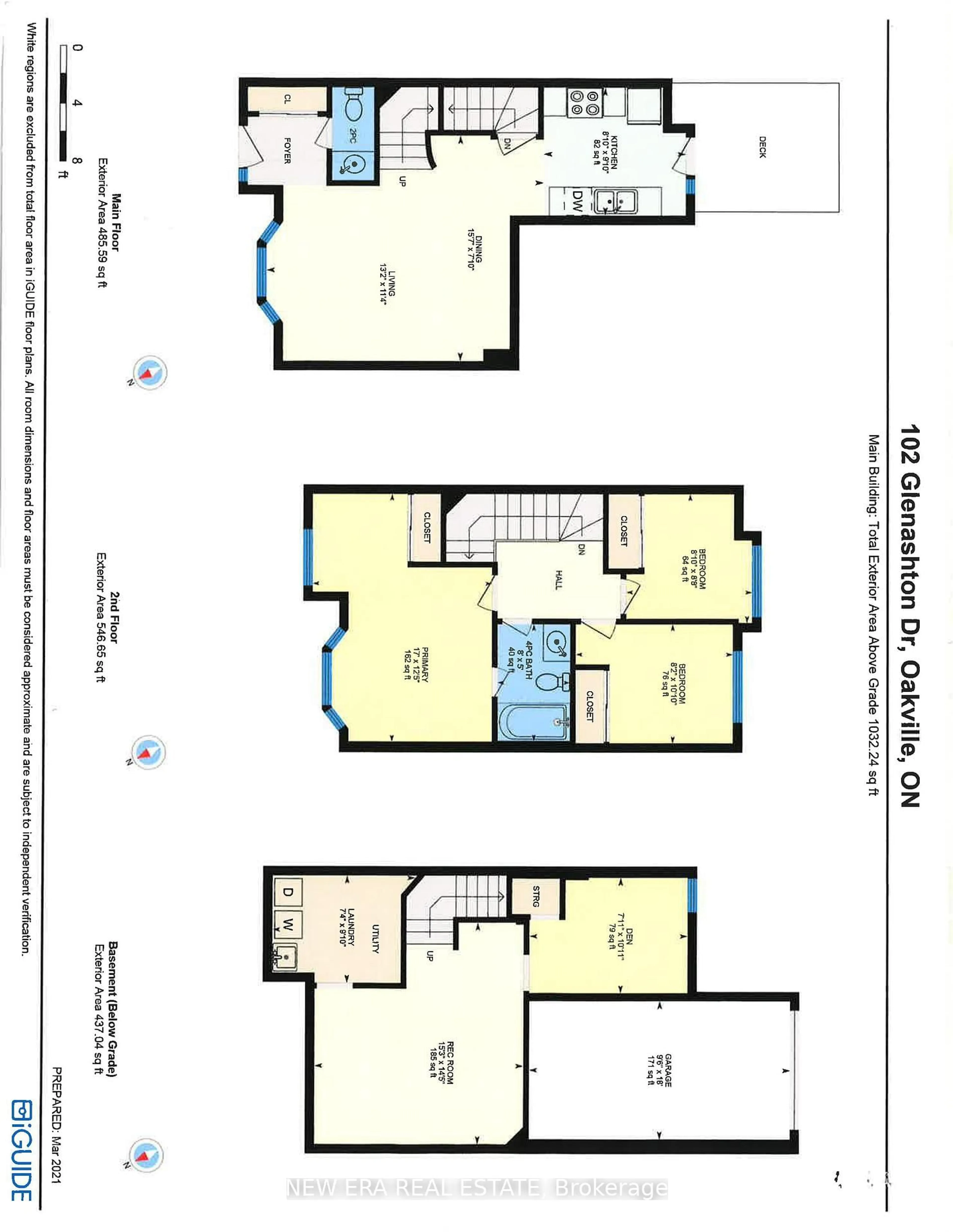 Floor plan for 102 Glenashton Dr, Oakville Ontario L6H 6G3