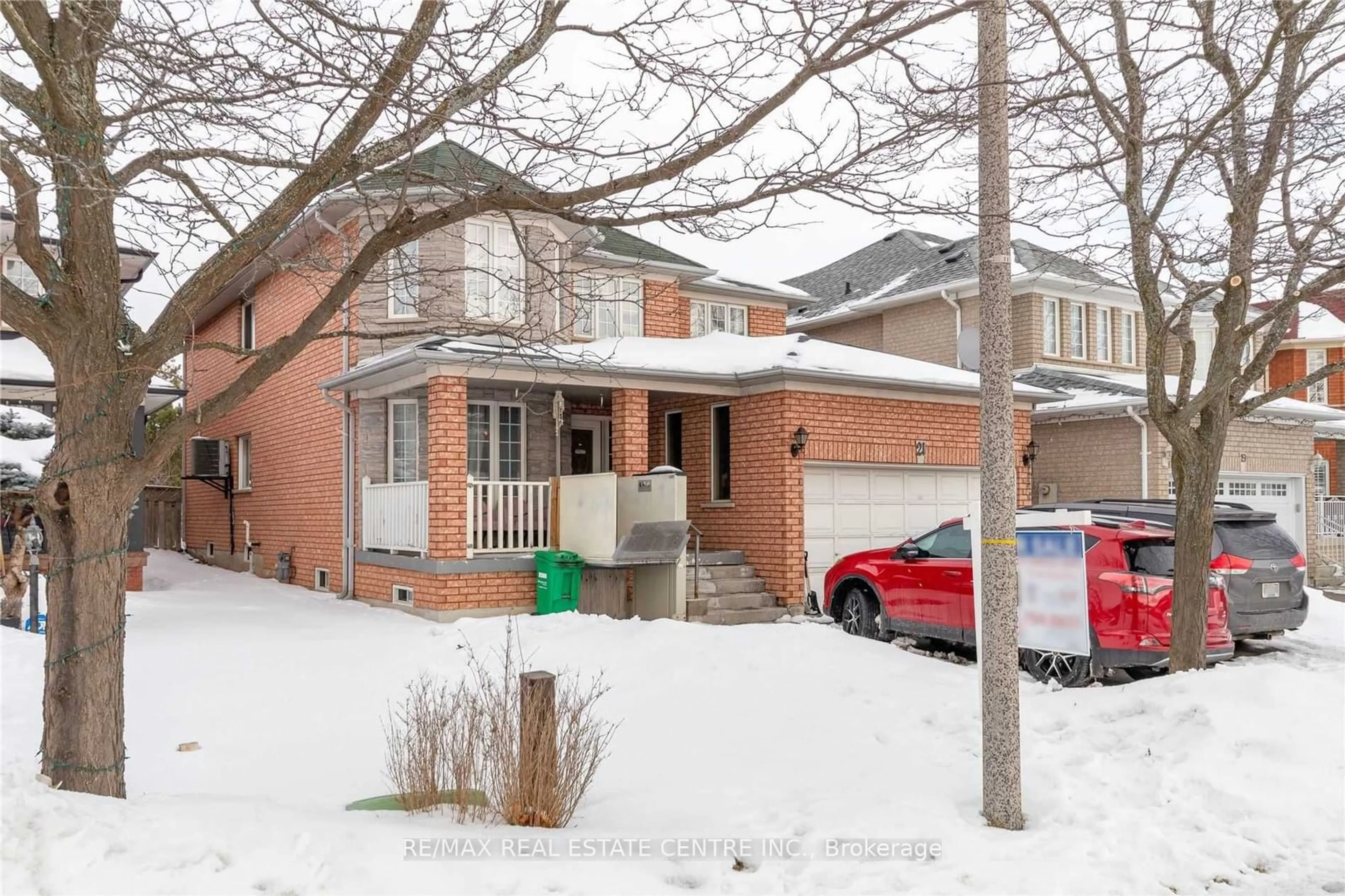 Home with brick exterior material, street for 21 Sprucelands Ave, Brampton Ontario L6R 1M5