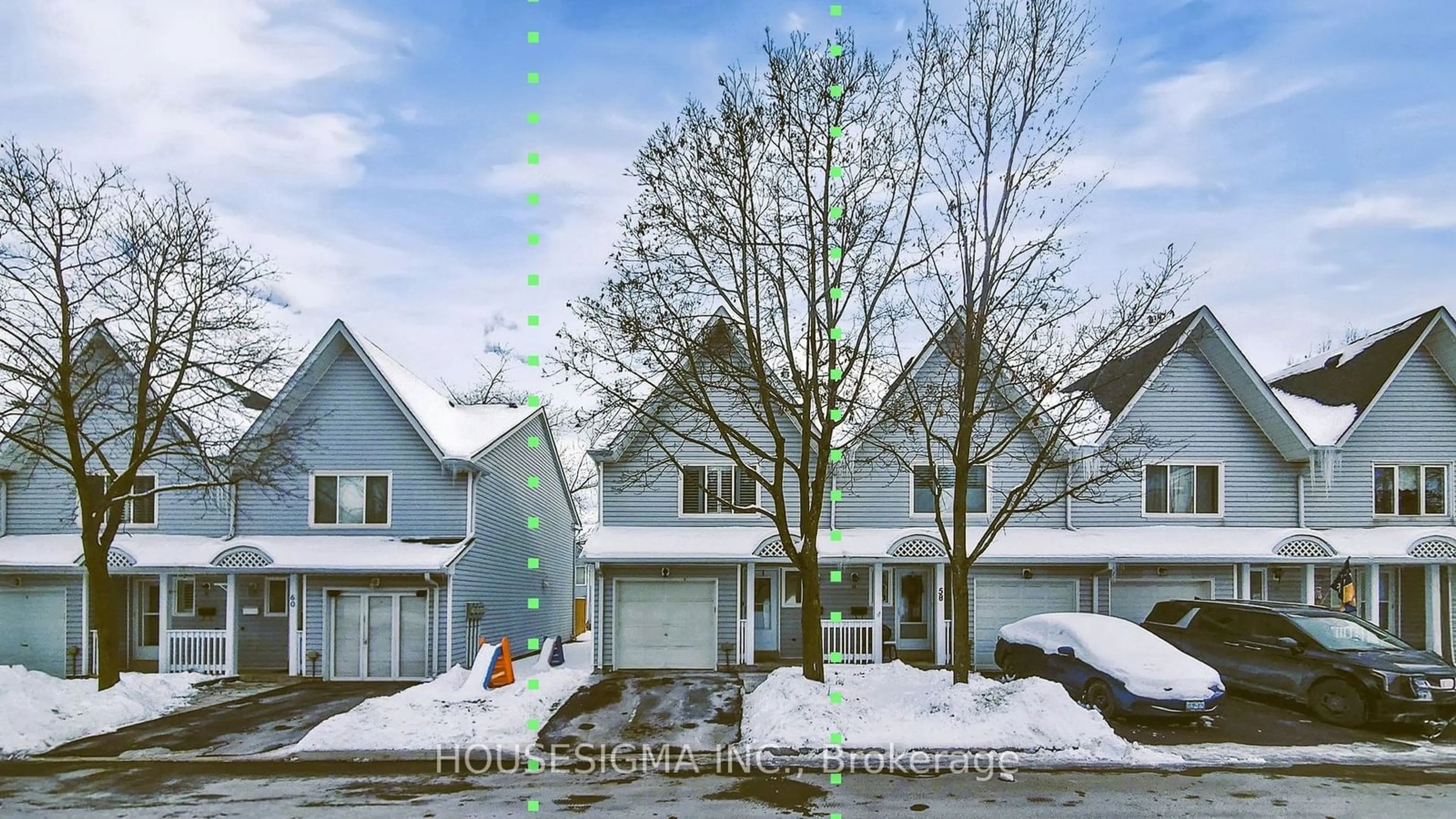 A pic from outside/outdoor area/front of a property/back of a property/a pic from drone, street for 2021 Sixth Line ##59, Oakville Ontario L6H 4S2