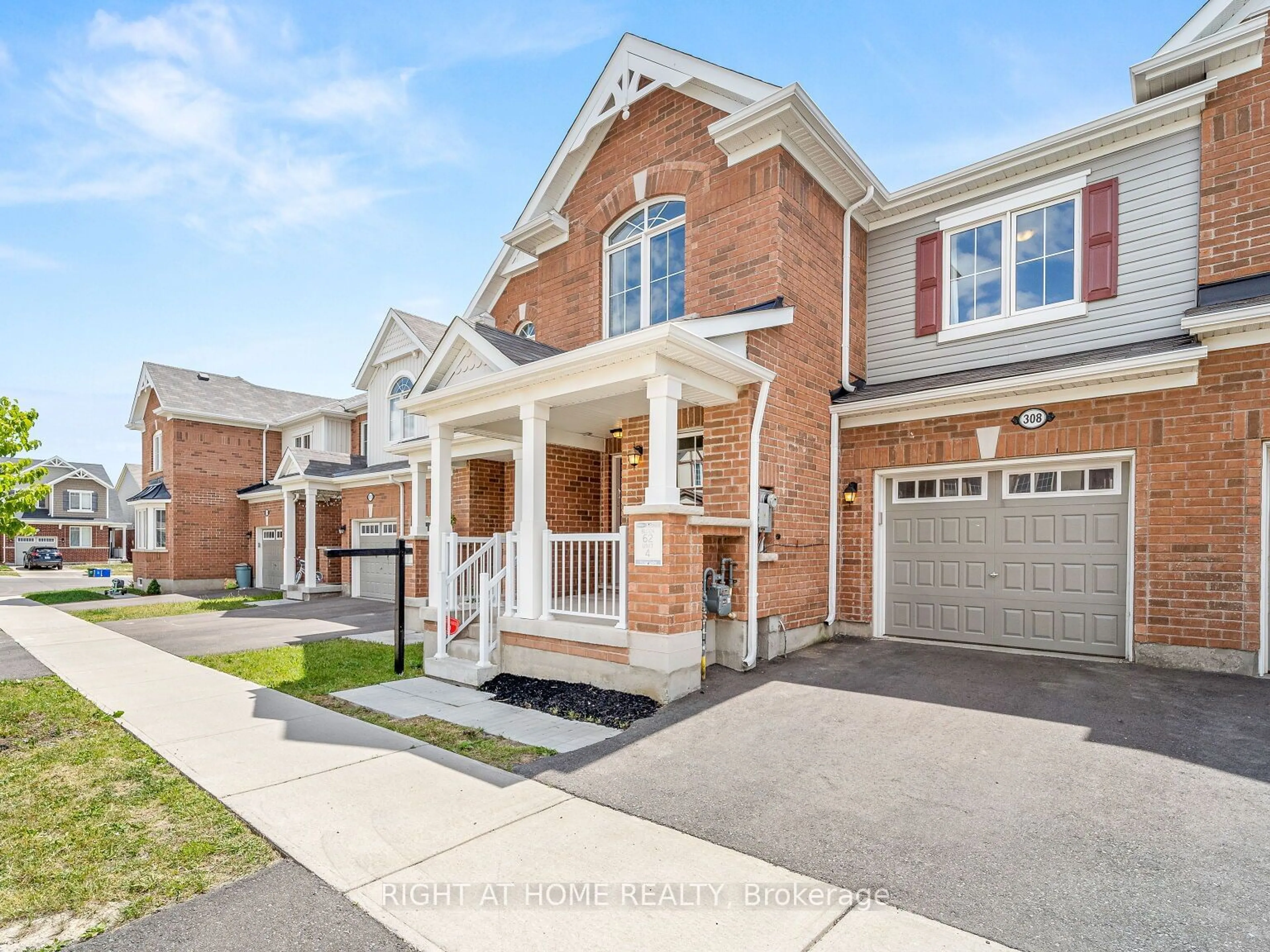 Home with brick exterior material, street for 308 Jean Landing, Milton Ontario L9E 1C6