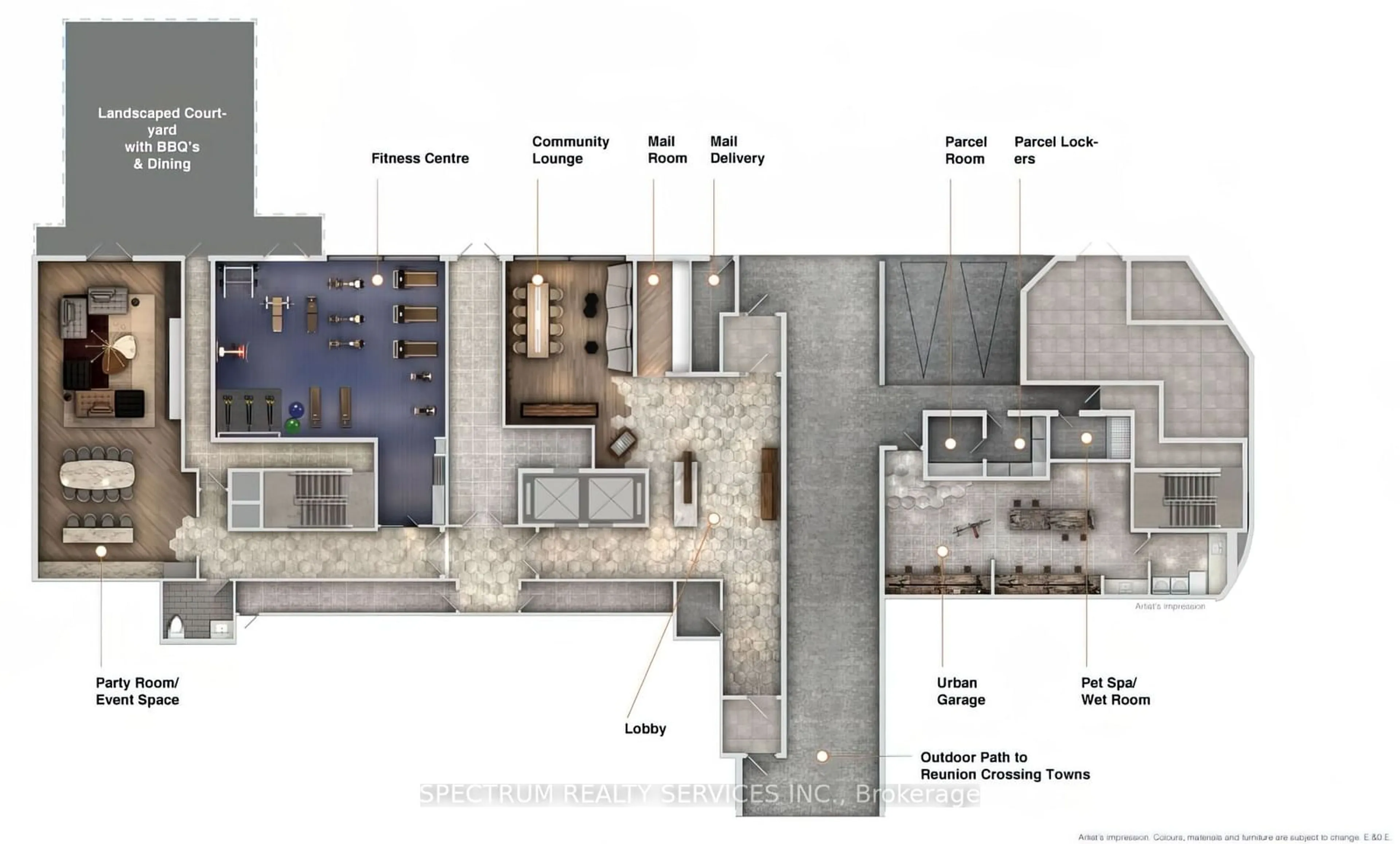 Floor plan for 1808 St. Clair Ave #215, Toronto Ontario M6N 0C1