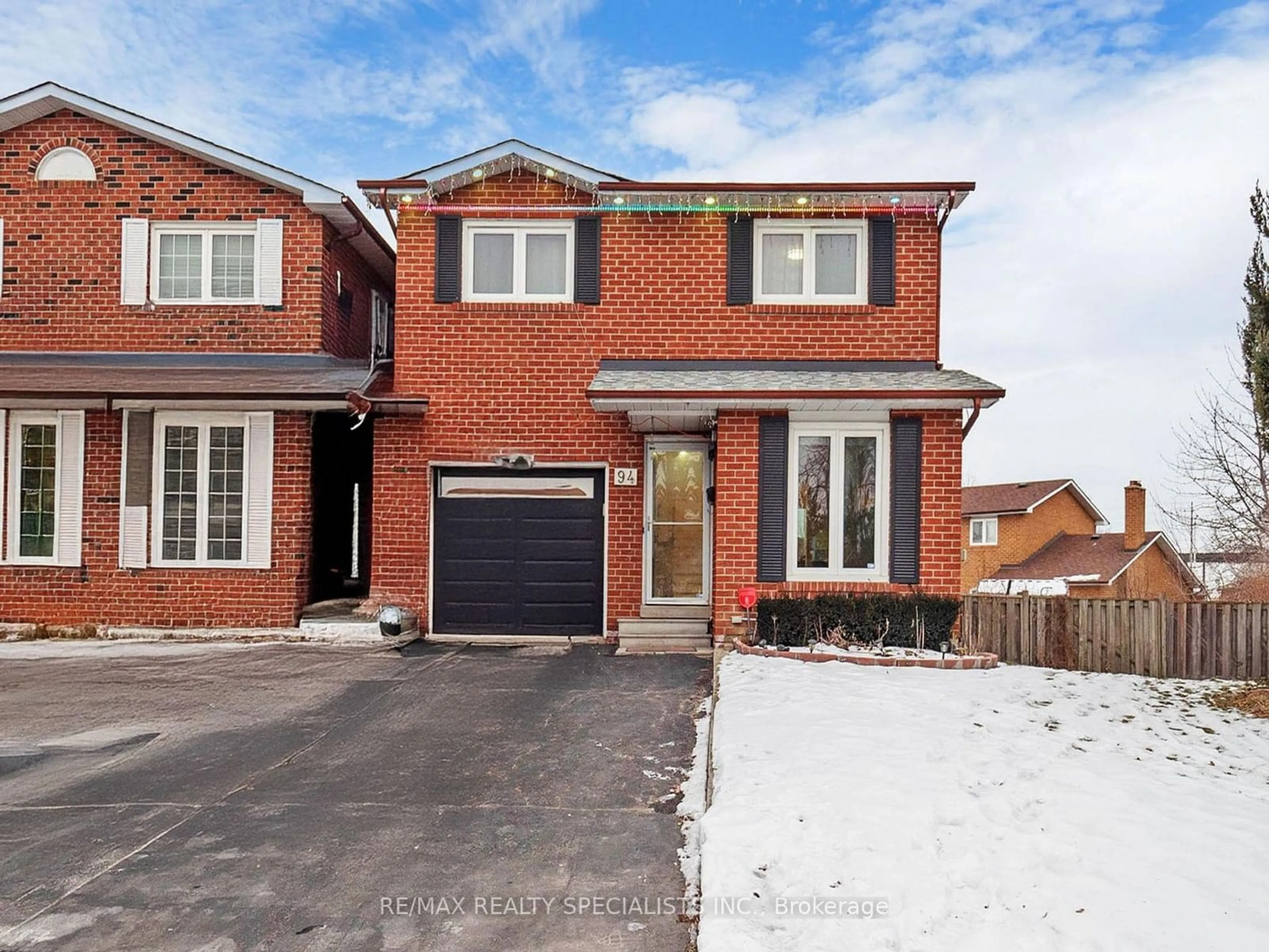 Home with brick exterior material, street for 94 Flamingo Cres, Brampton Ontario L6T 2G7