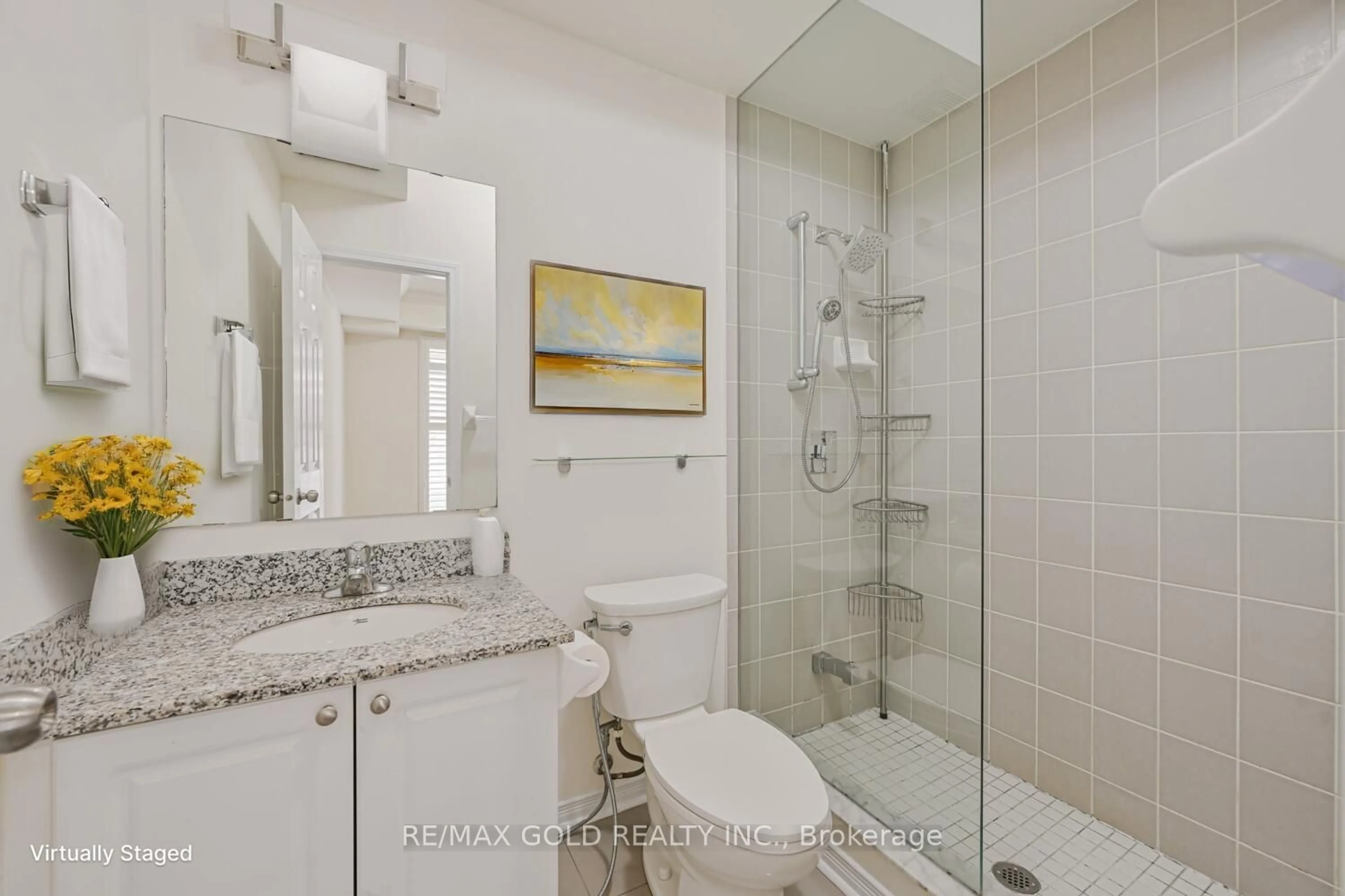 Standard bathroom, ceramic/tile floor for 180 Howden Blvd #35, Brampton Ontario L6S 0E6