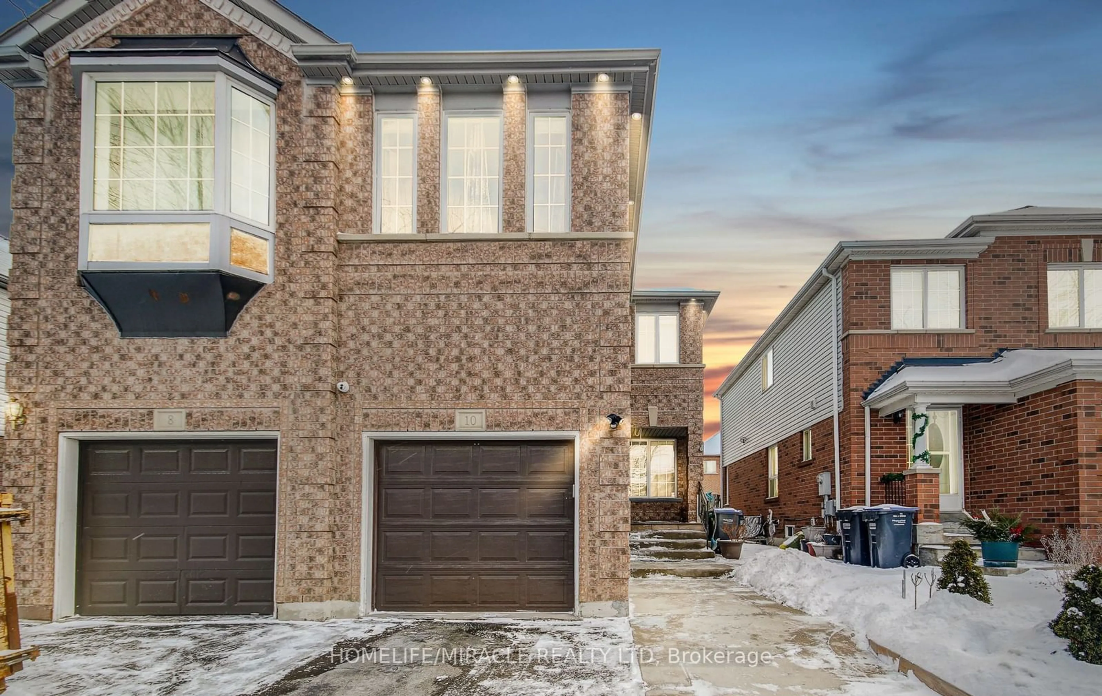 Home with brick exterior material, street for 10 Cordgrass Cres, Brampton Ontario L6R 1Y4