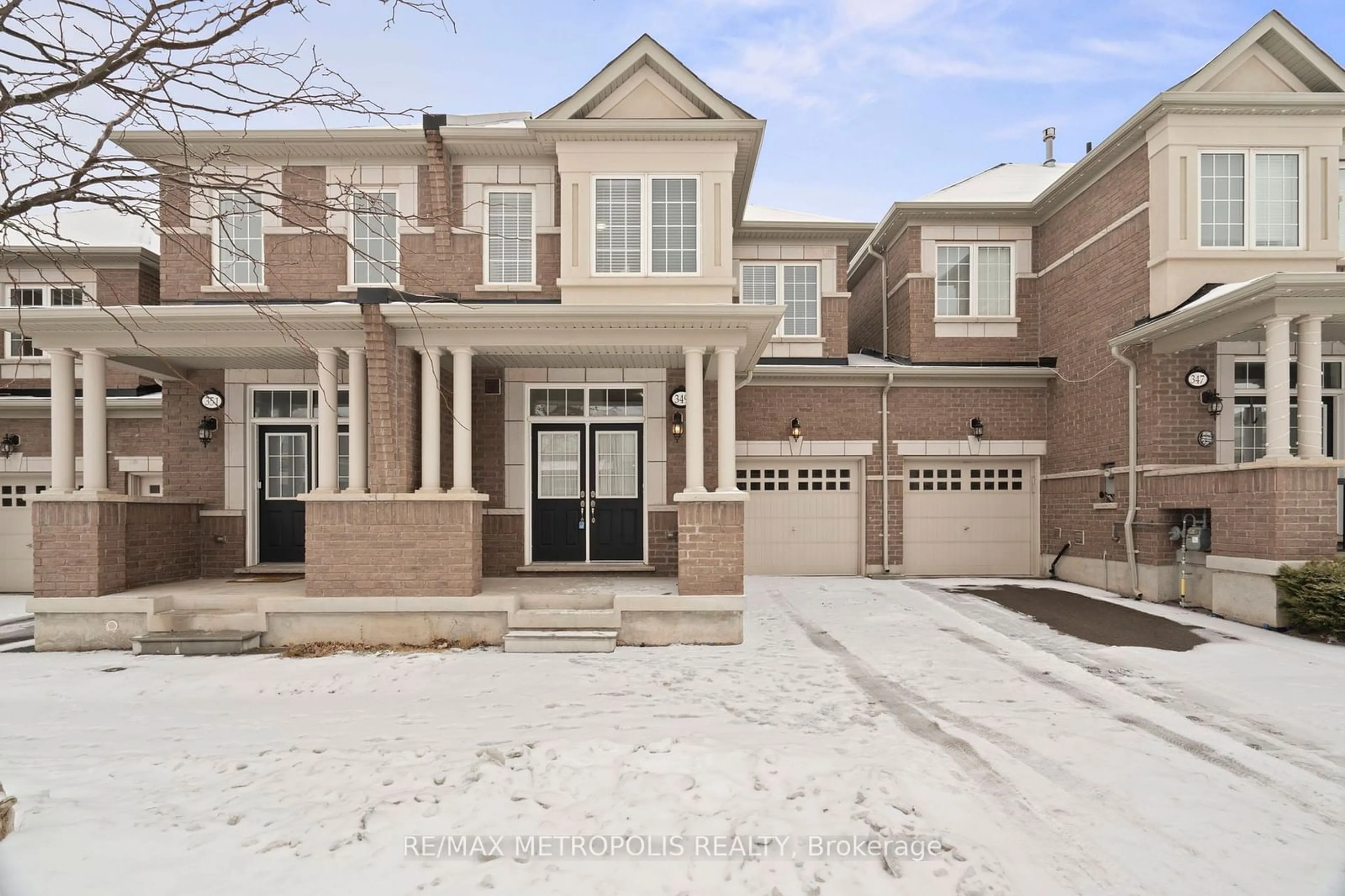 Home with brick exterior material, street for 349 Leadwood Gate, Oakville Ontario L6M 1L7