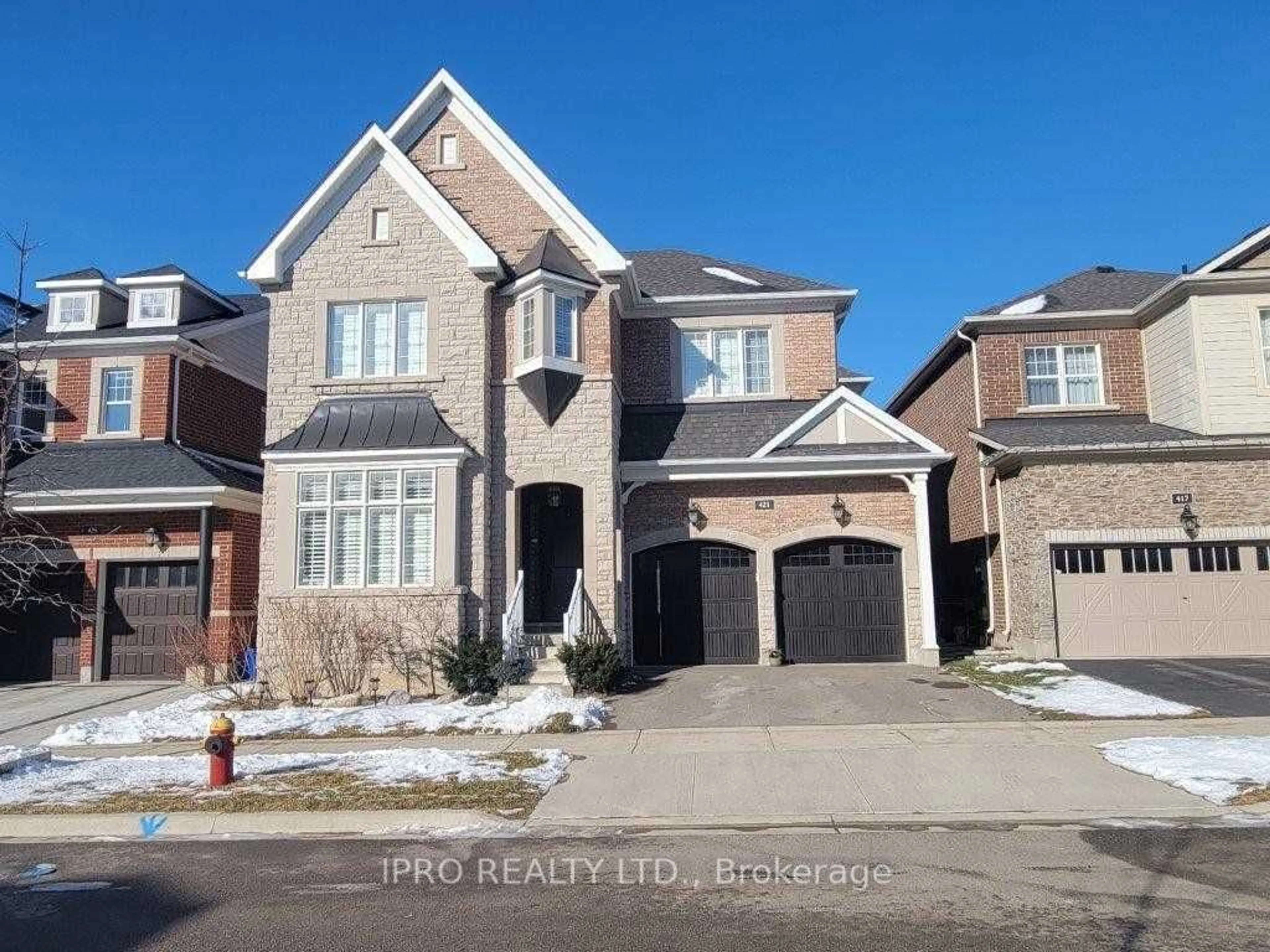 Home with brick exterior material, street for 421 Ginger Gate, Oakville Ontario L6M 1N2