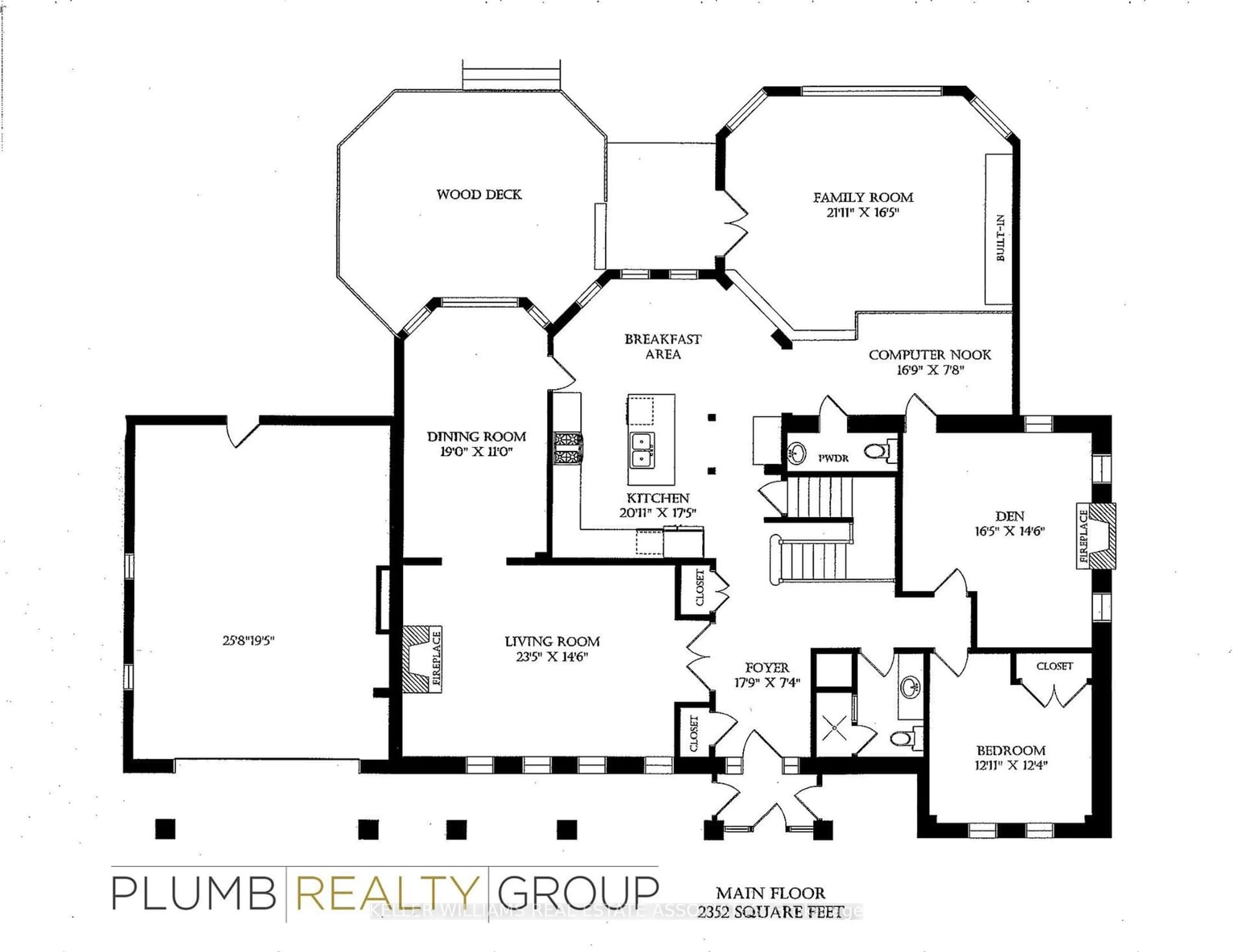 Floor plan for 1492 Broadmoor Ave, Mississauga Ontario L5G 3T8