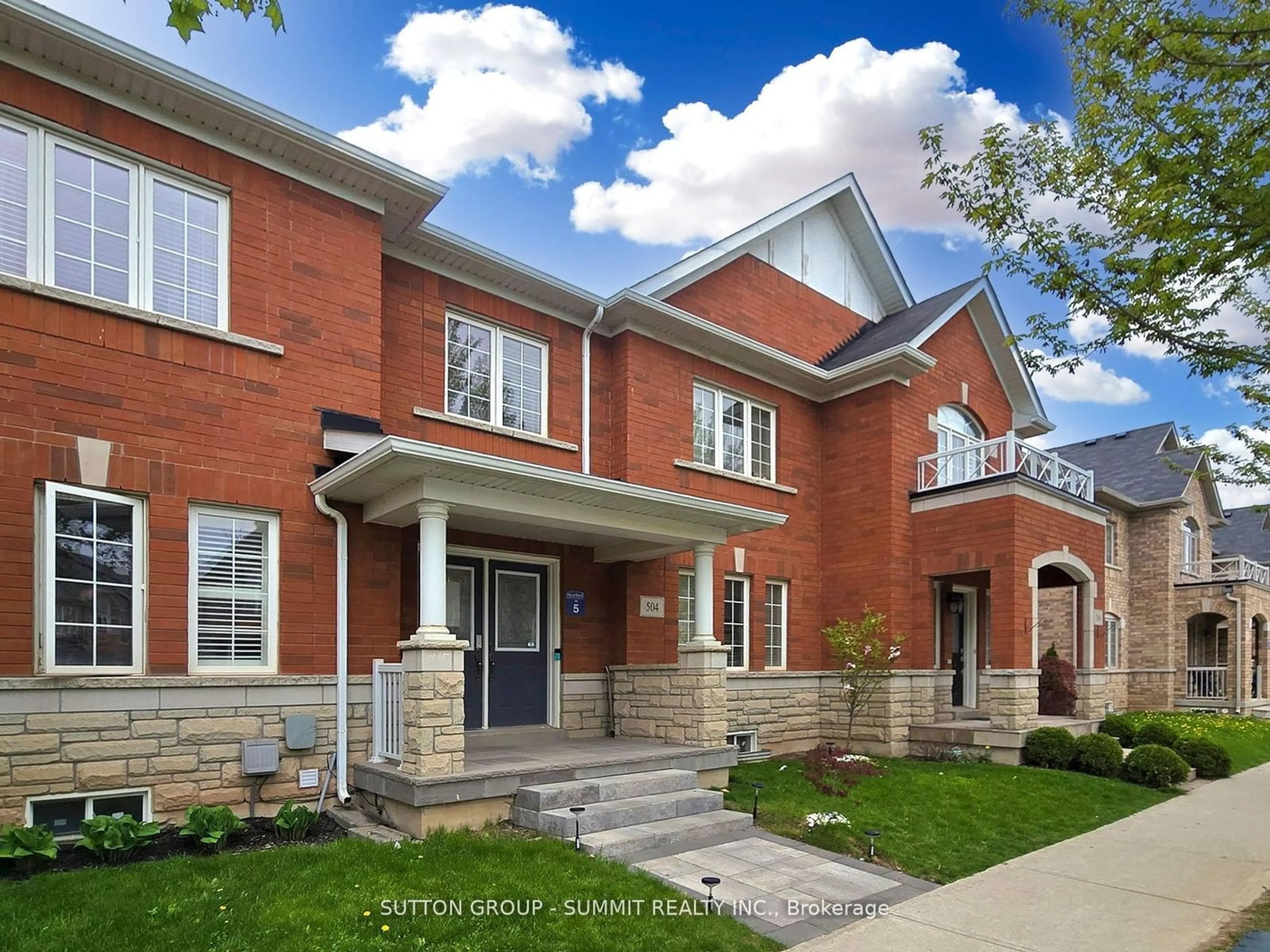 Home with brick exterior material, street for 504 Sixteen Mile Dr, Oakville Ontario L6M 0R2