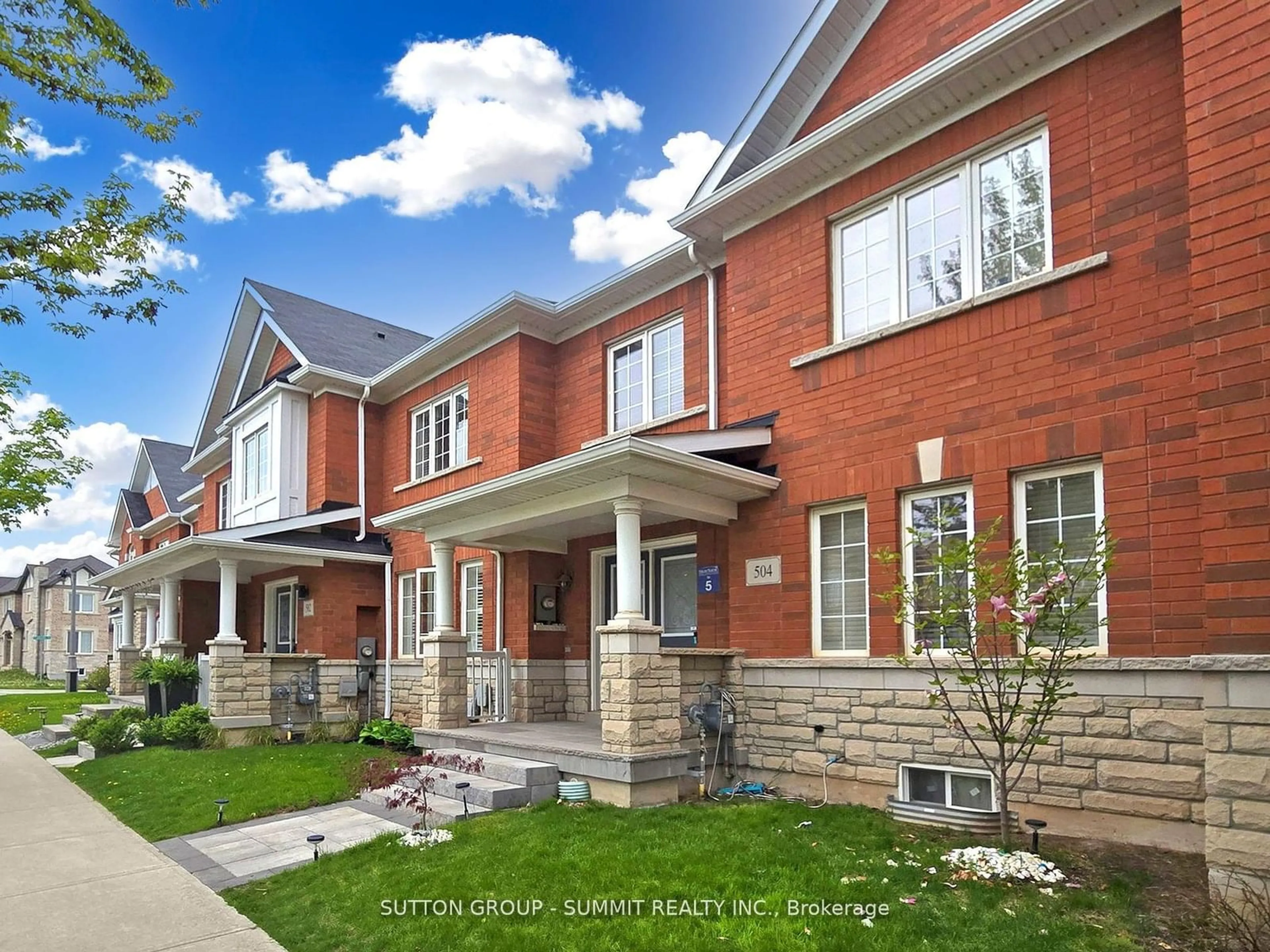 Home with brick exterior material, street for 504 Sixteen Mile Dr, Oakville Ontario L6M 0R2