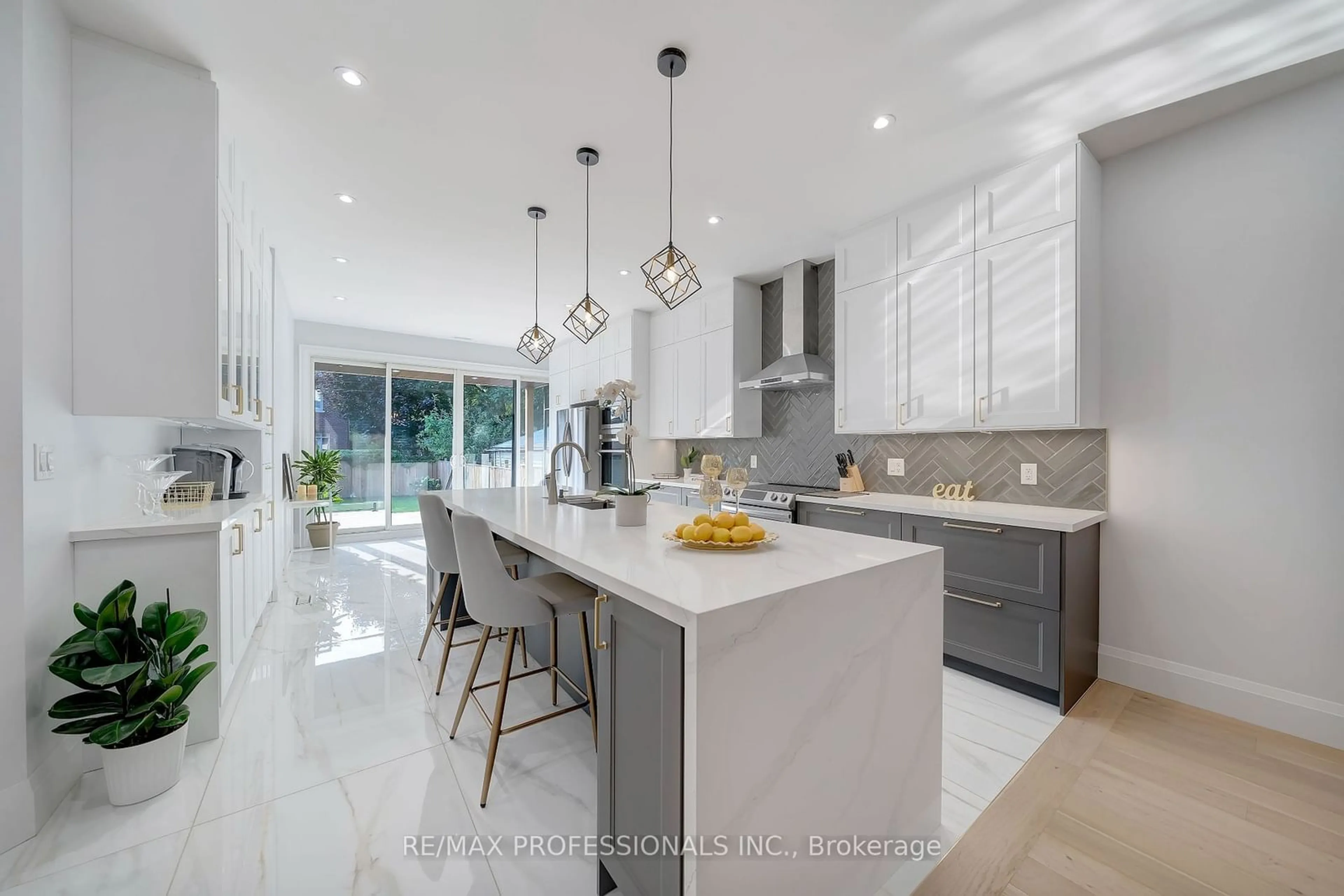 Contemporary kitchen, ceramic/tile floor for 176 Aldercrest Rd, Toronto Ontario M8W 4J3