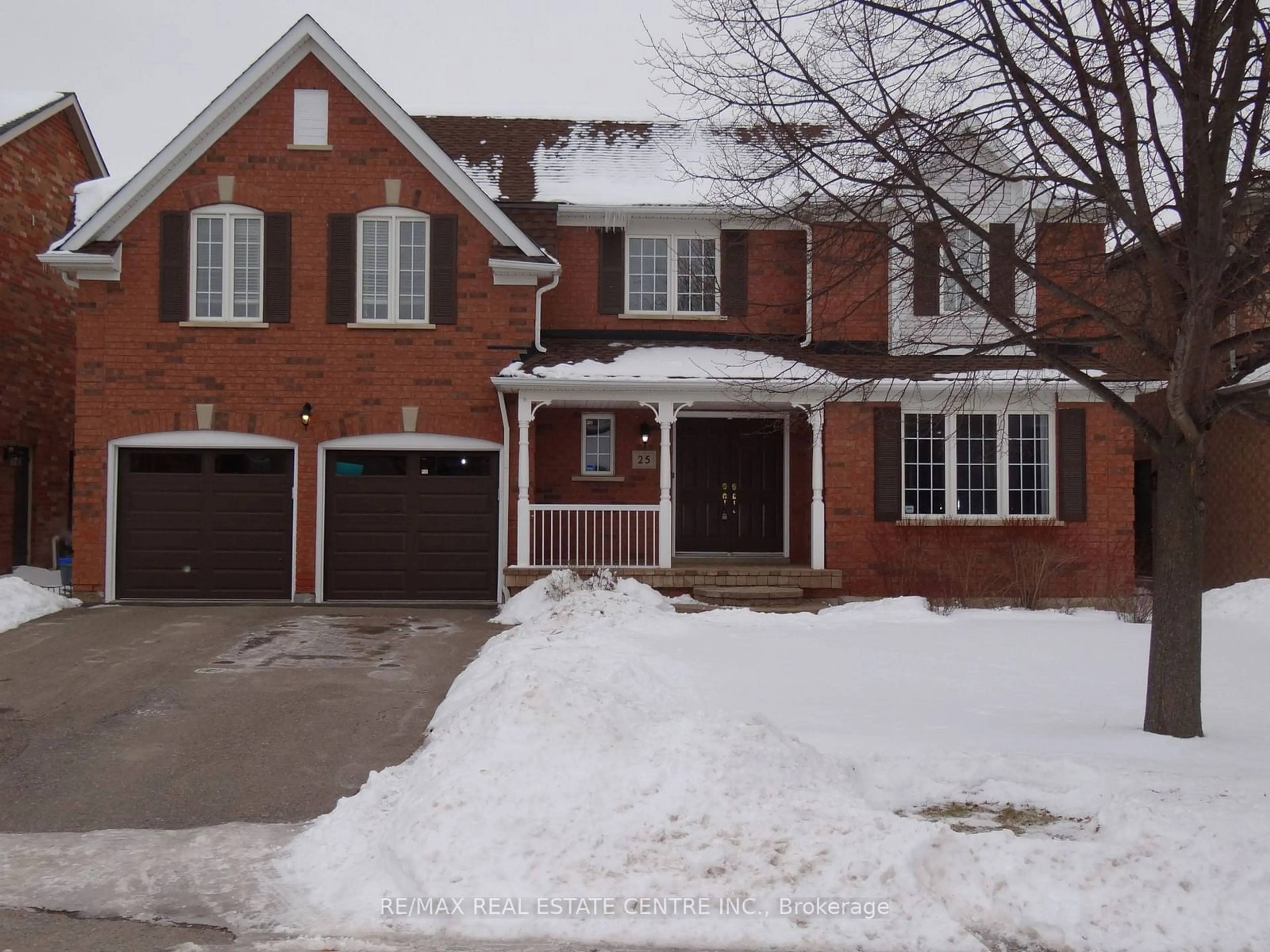 Home with brick exterior material, street for 25 Grist Mill Dr, Halton Hills Ontario L7G 6C2