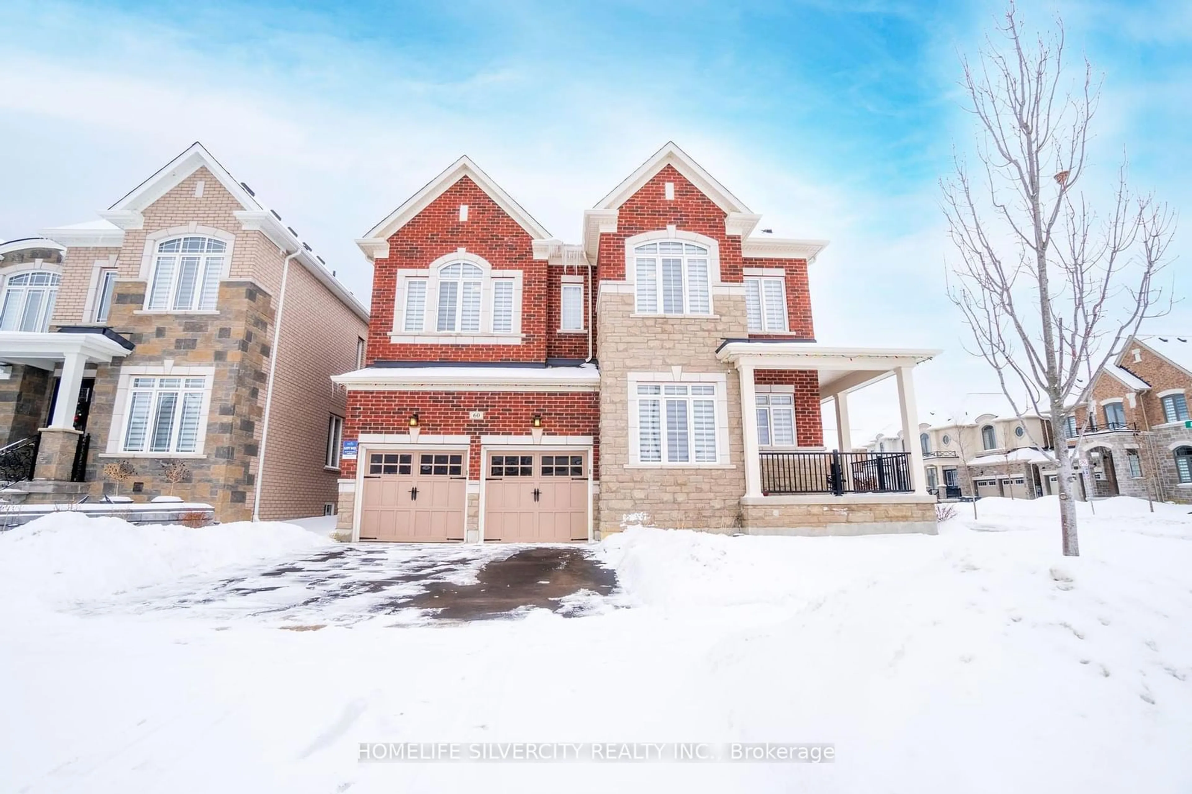 Home with brick exterior material, street for 60 Arthur Griffin Cres, Caledon Ontario L7C 4E9