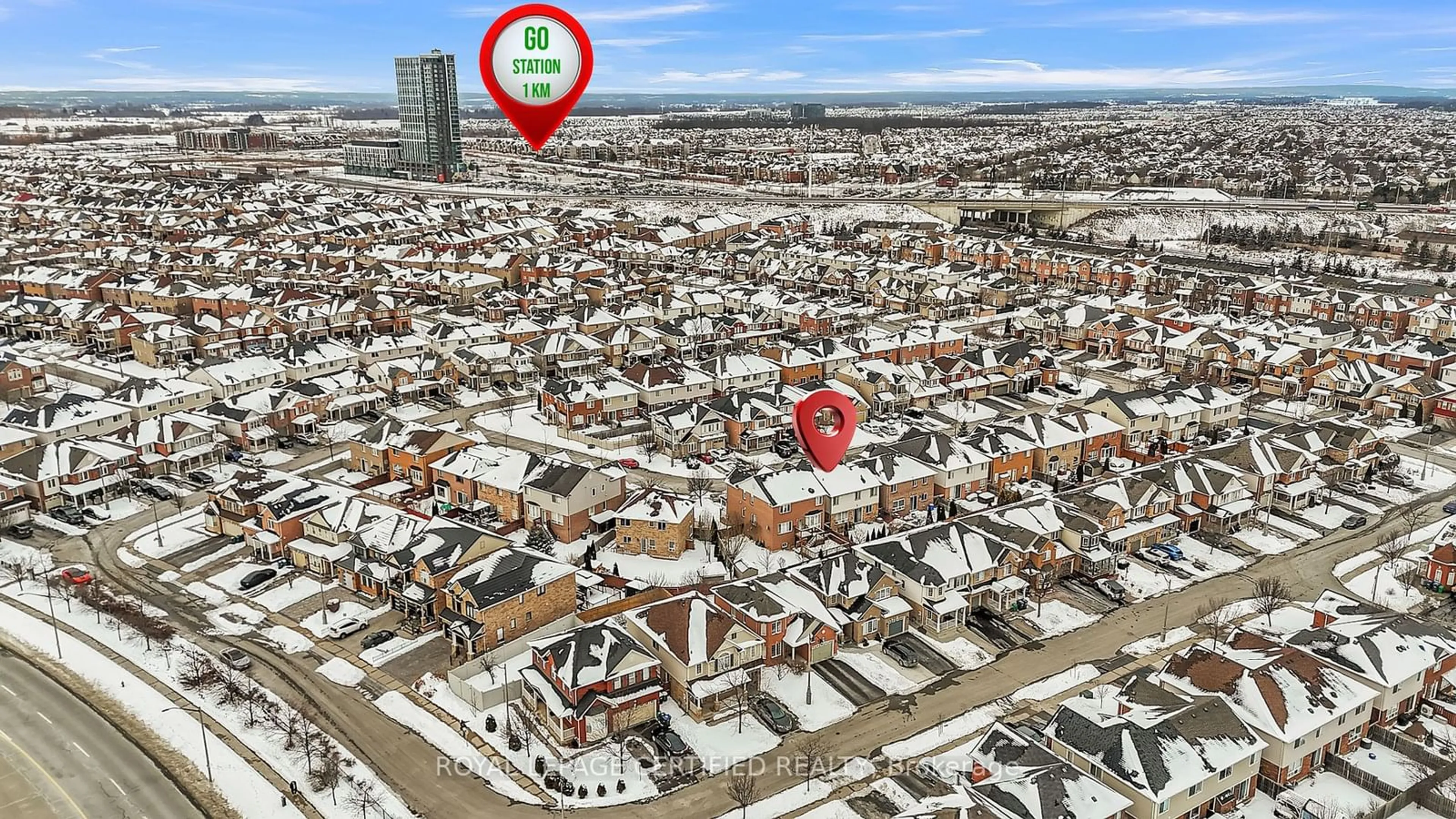 Picture of a map for 17 Dalia St, Brampton Ontario L6X 0L7