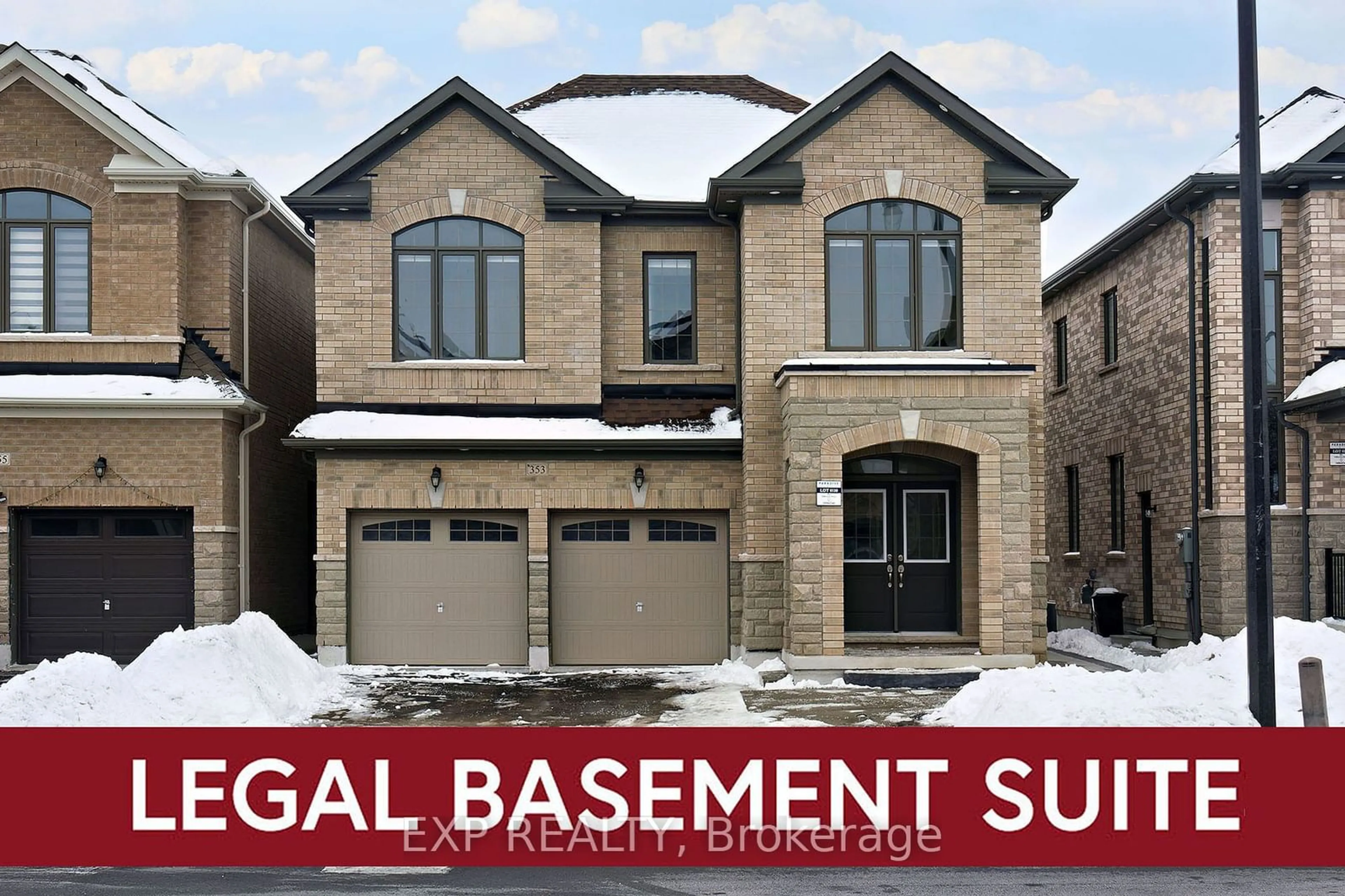 Home with brick exterior material, street for 353 Valleyway Dr, Brampton Ontario L6X 0N9