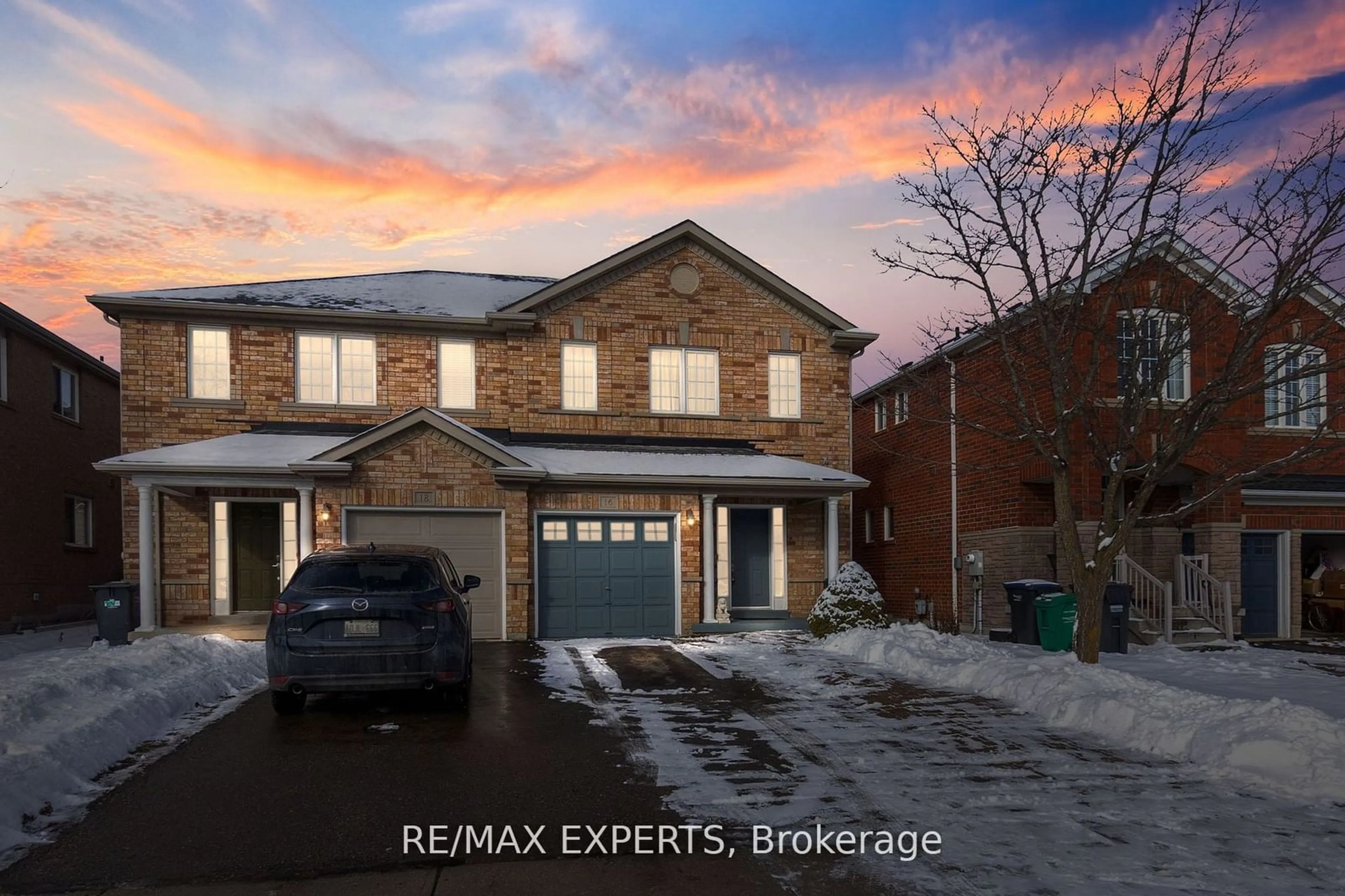 Home with brick exterior material, street for 16 Vermont Rd, Brampton Ontario L7A 3G3