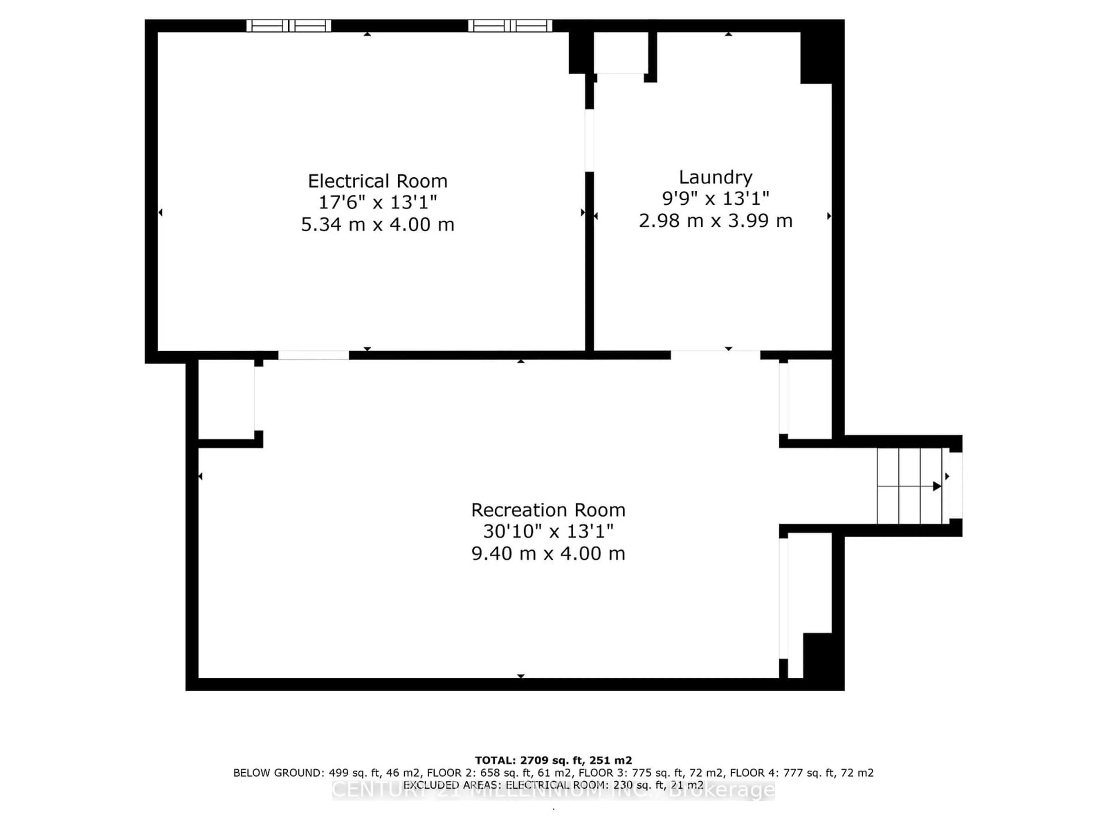 Floor plan for 6 Ridgehill Dr, Brampton Ontario L6Y 2C4