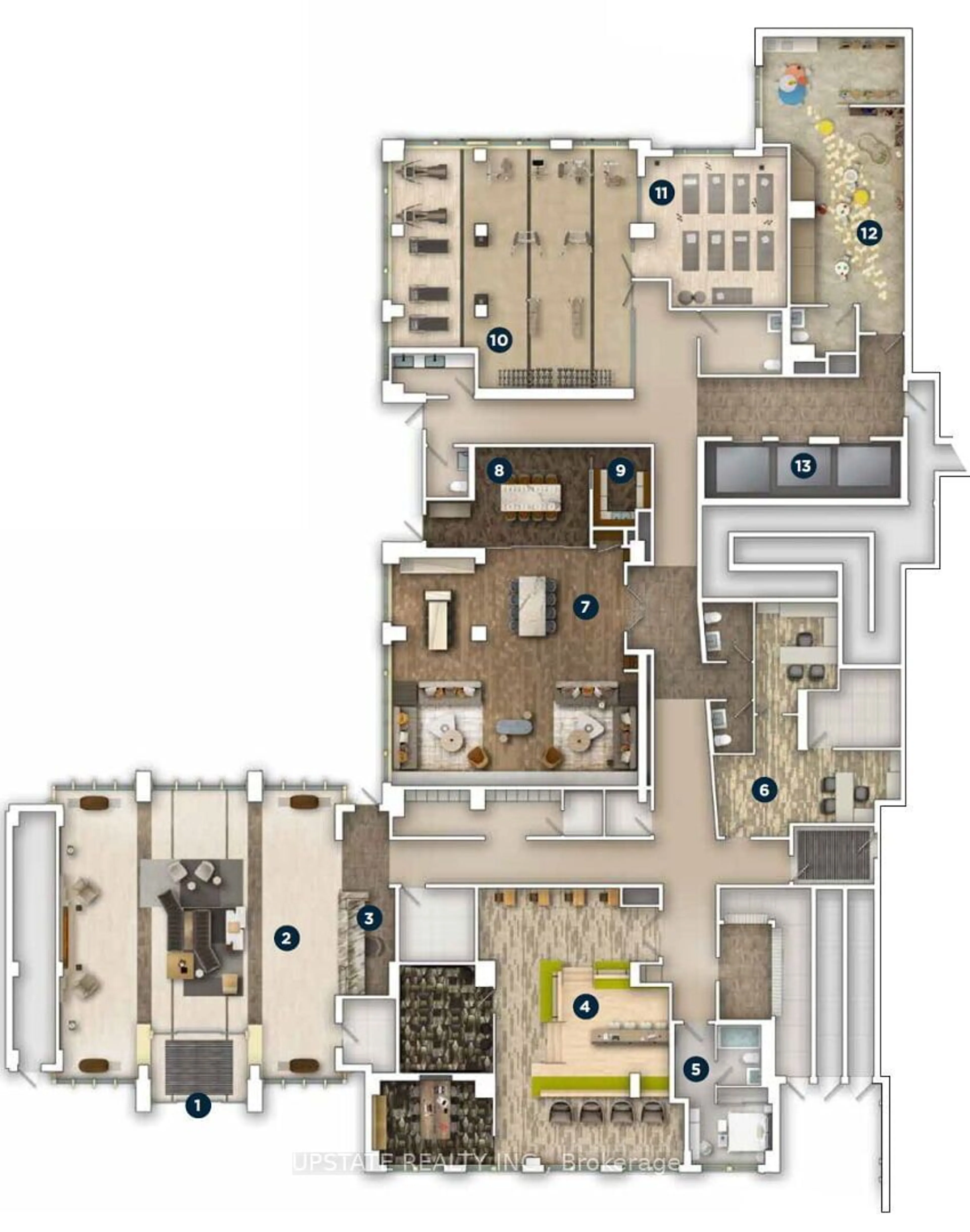 Floor plan for 10 Eva Rd #1006, Toronto Ontario M9C 0B3