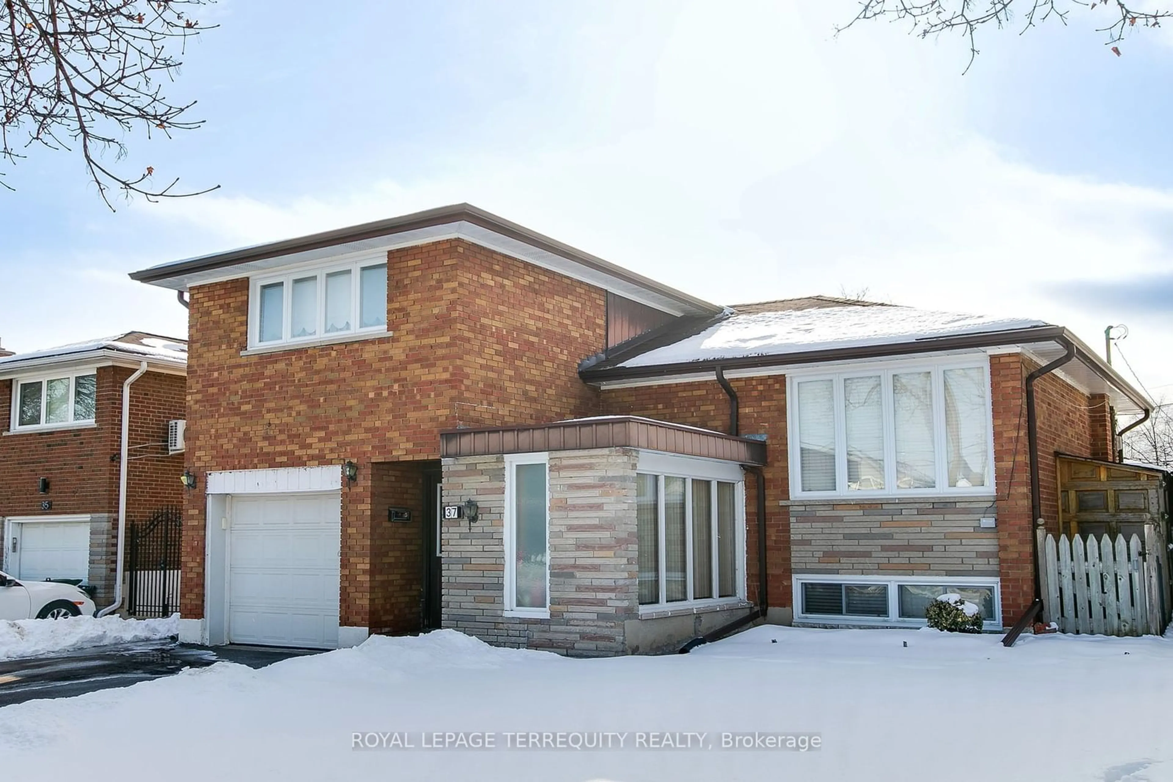 Home with brick exterior material, street for 37 Summitcrest Dr, Toronto Ontario M9P 1H1