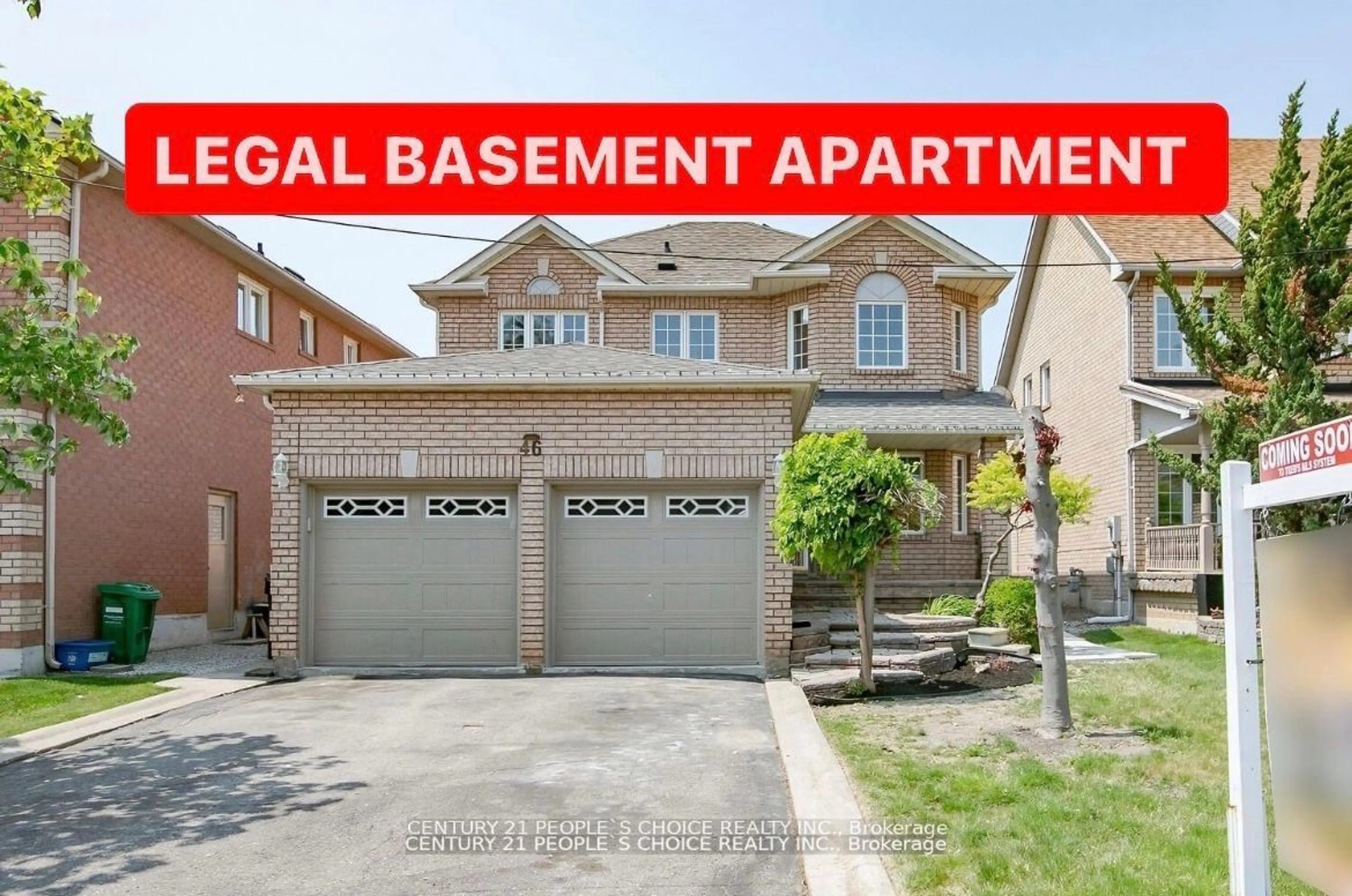 Unknown for 46 Creekwood Dr, Brampton Ontario L7A 1J3