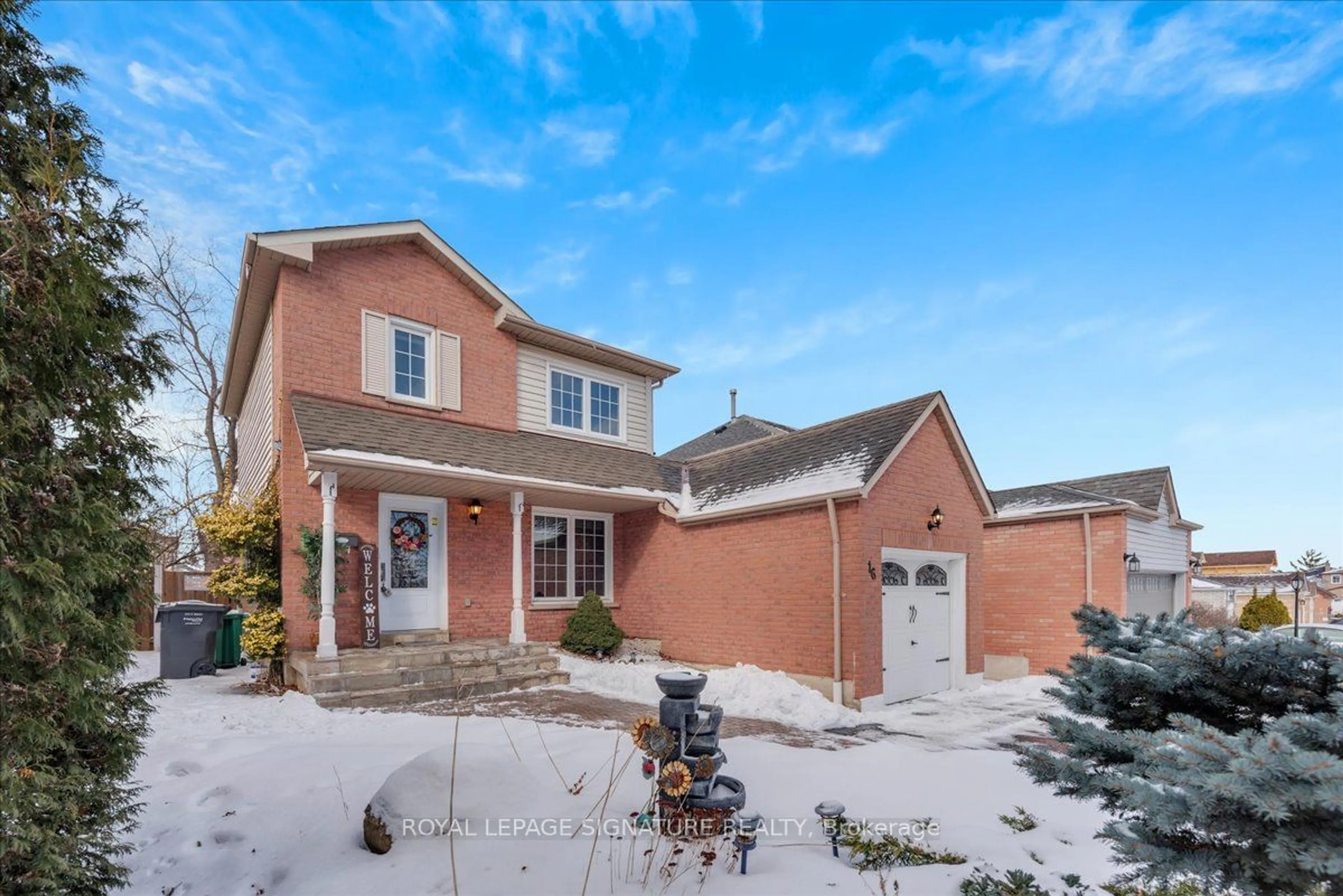 Home with brick exterior material, street for 16 Nectarine Cres, Brampton Ontario L6S 5Y9