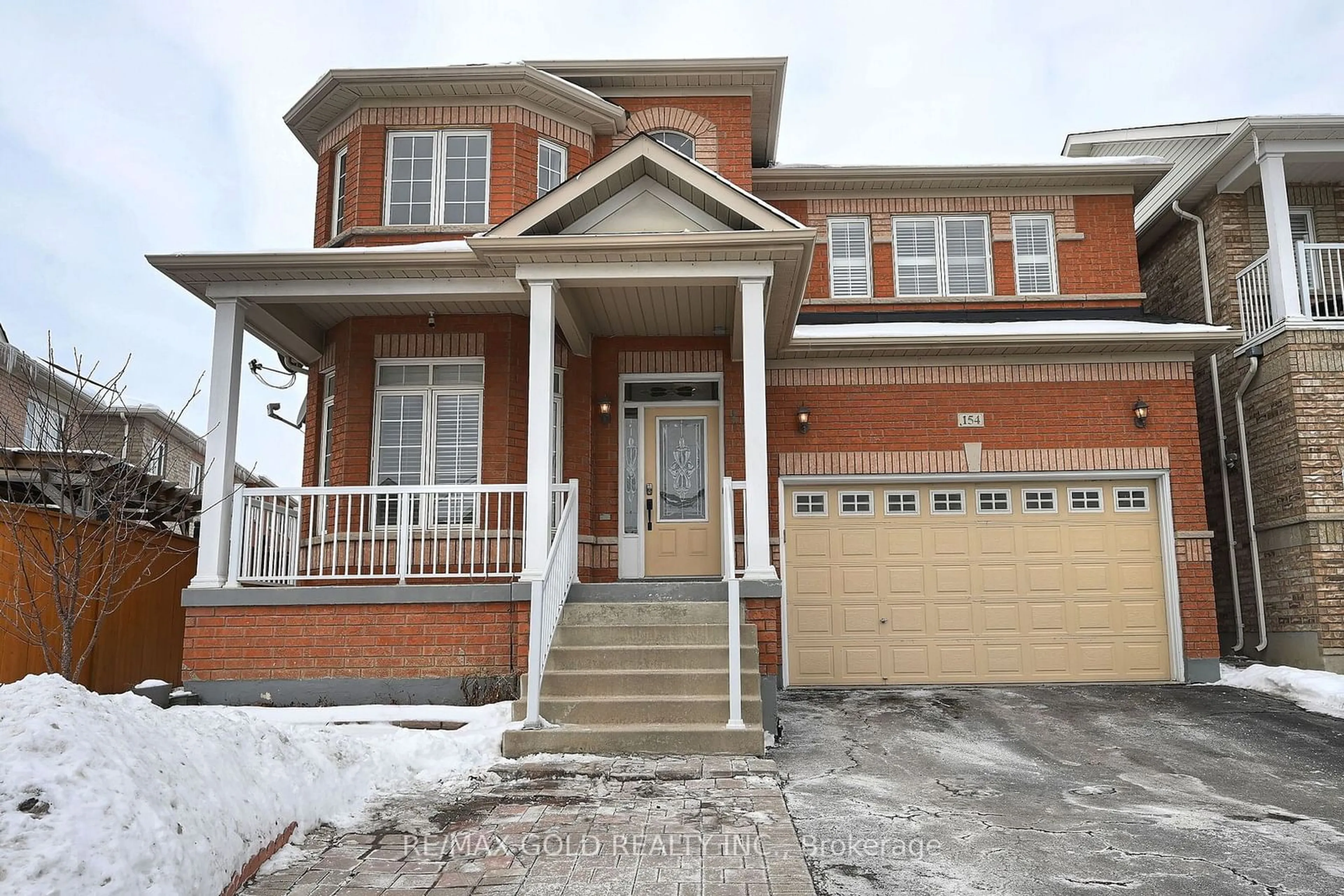 Home with brick exterior material, street for 154 Father Tobin Rd, Brampton Ontario L6R 0E3