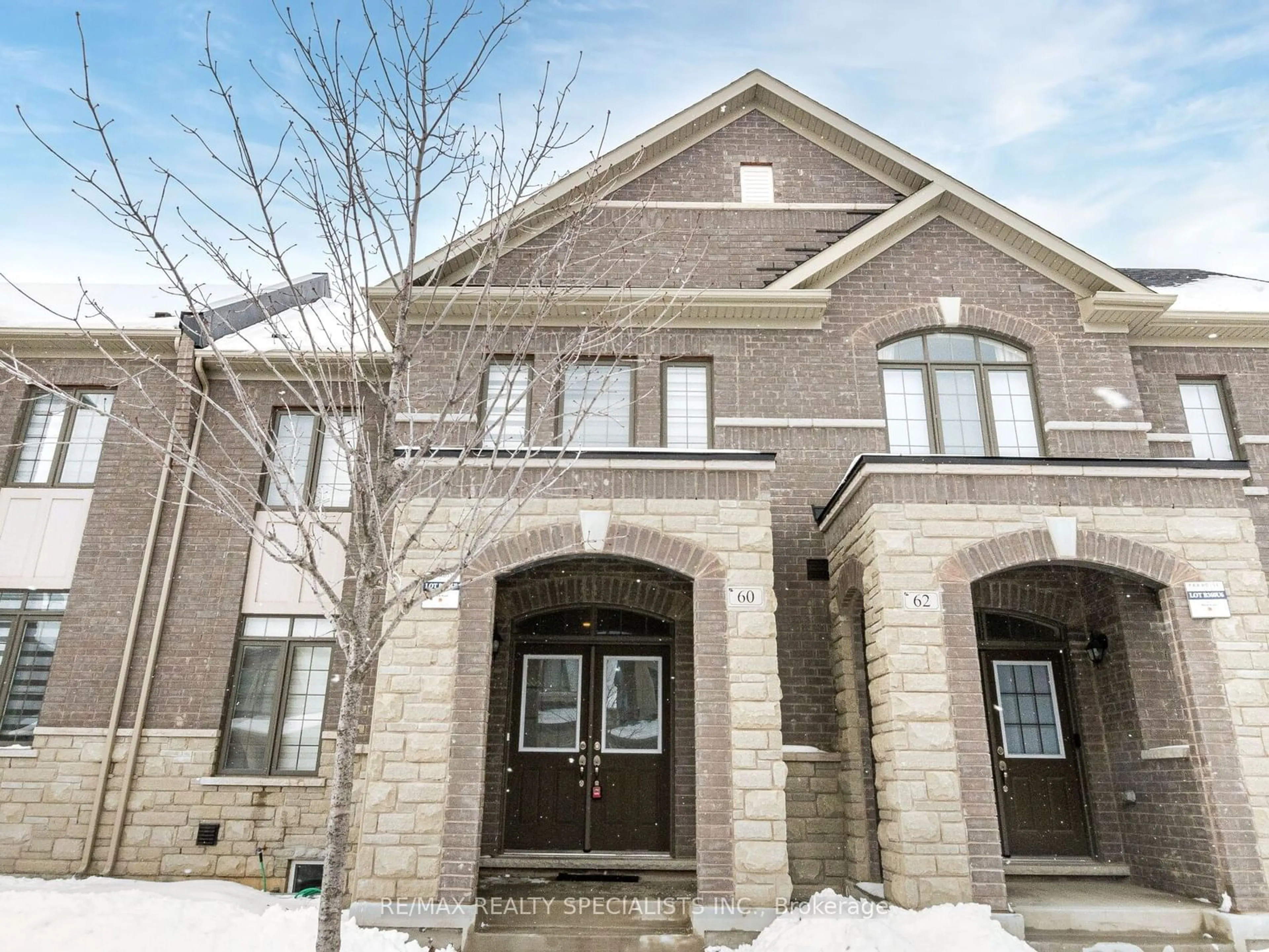 Home with brick exterior material, street for 60 Block Rd, Brampton Ontario L7A 5B3