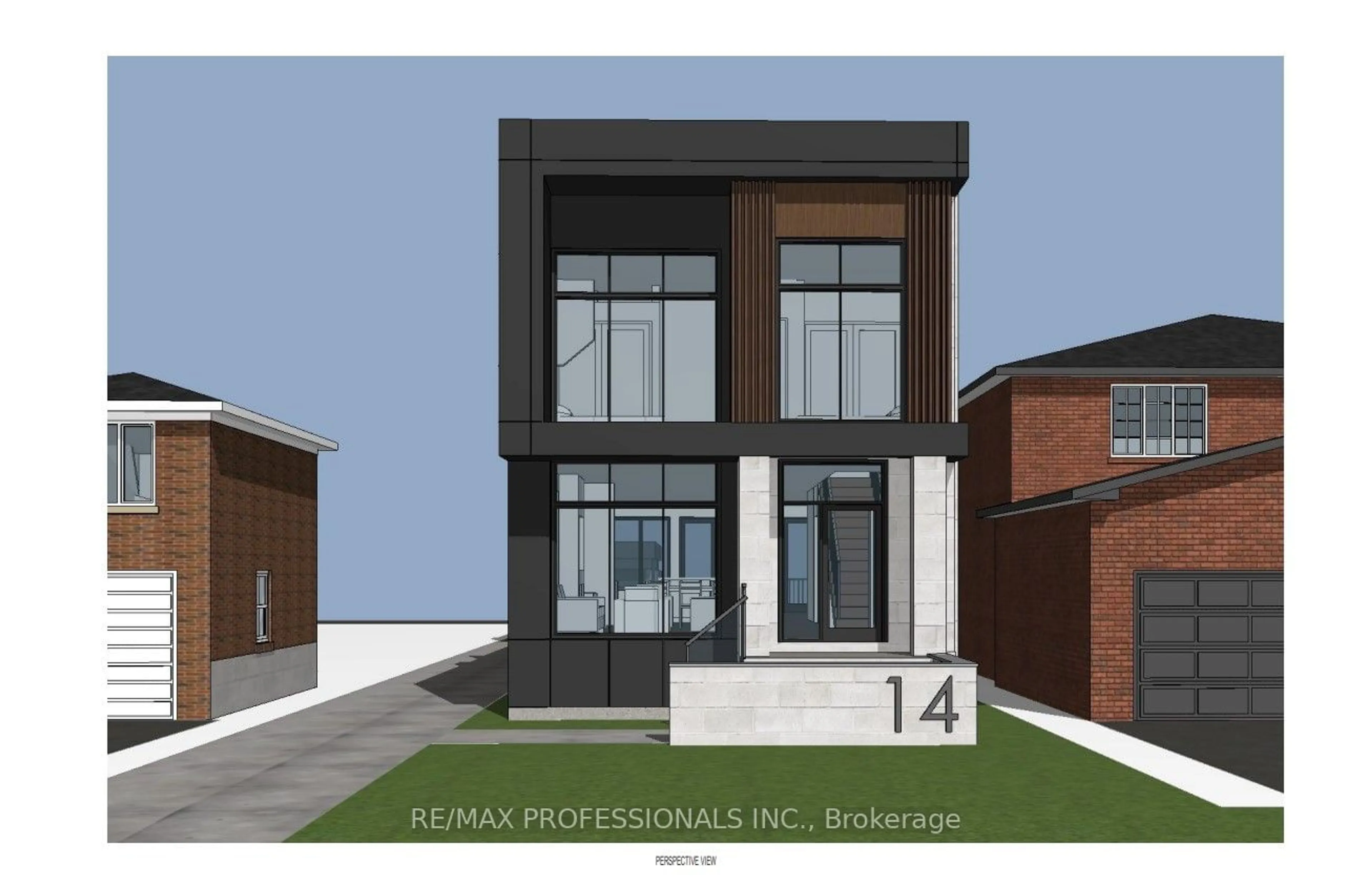 Home with brick exterior material, building for 14 Botfield Ave, Toronto Ontario M9B 4C7