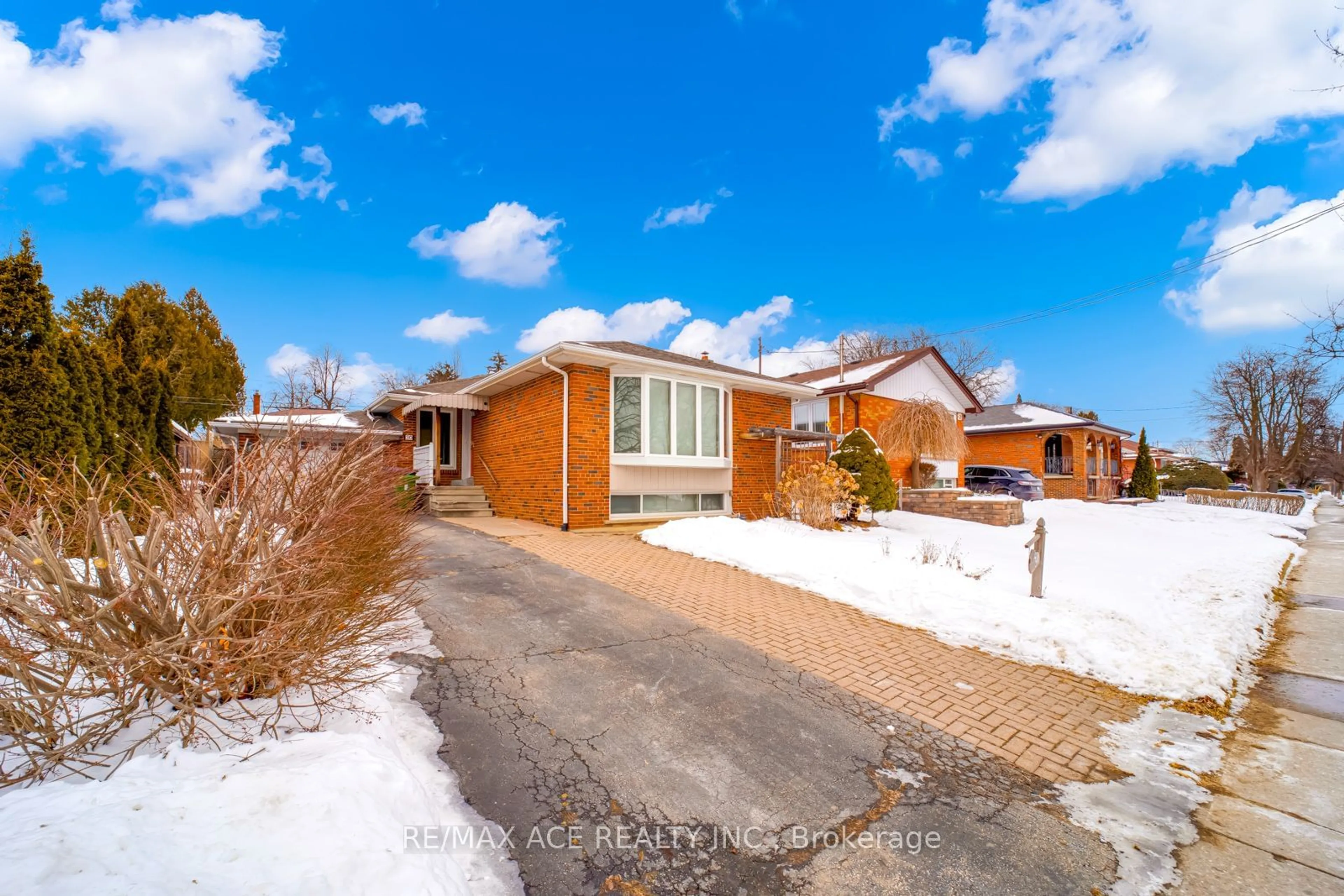 Home with brick exterior material, street for 30 Fallowfield Rd, Toronto Ontario M9W 2W2