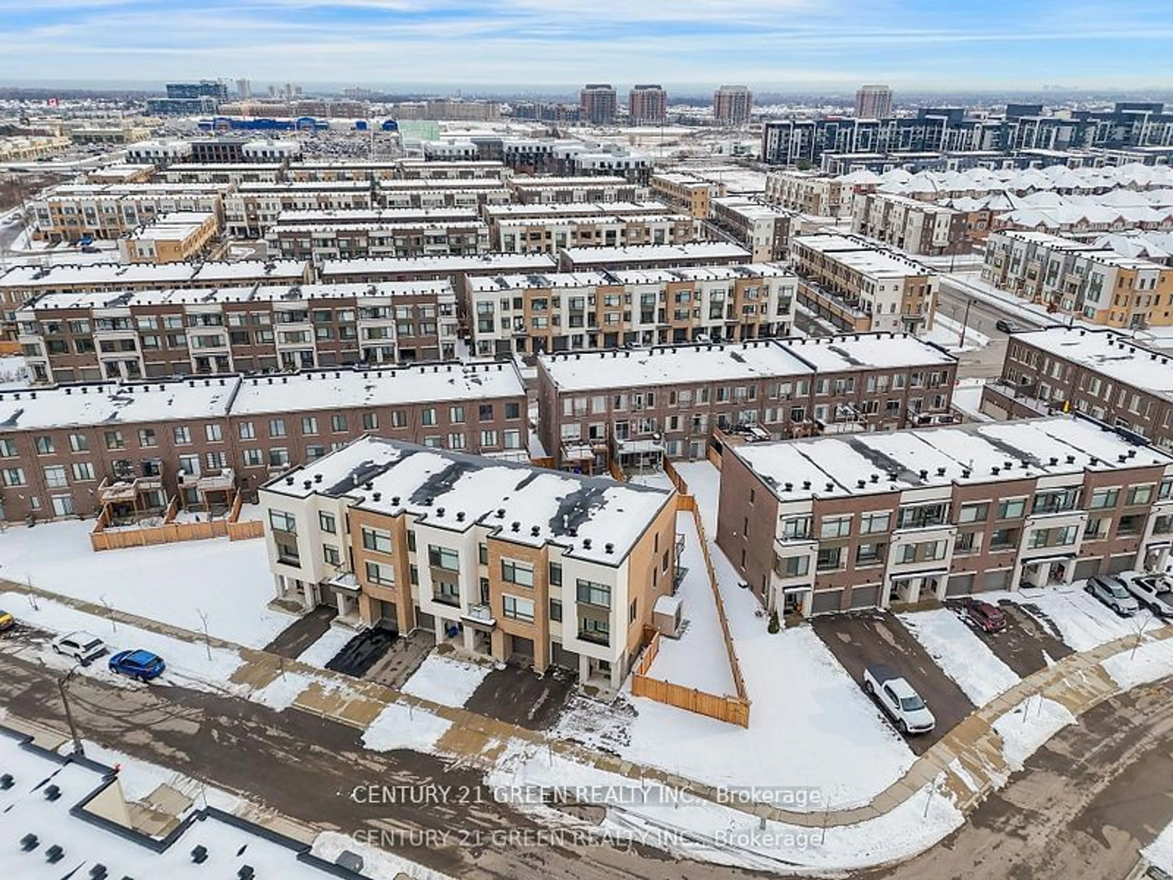 A pic from outside/outdoor area/front of a property/back of a property/a pic from drone, city buildings view from balcony for 212 Fowley Dr, Oakville Ontario L6H 0P4