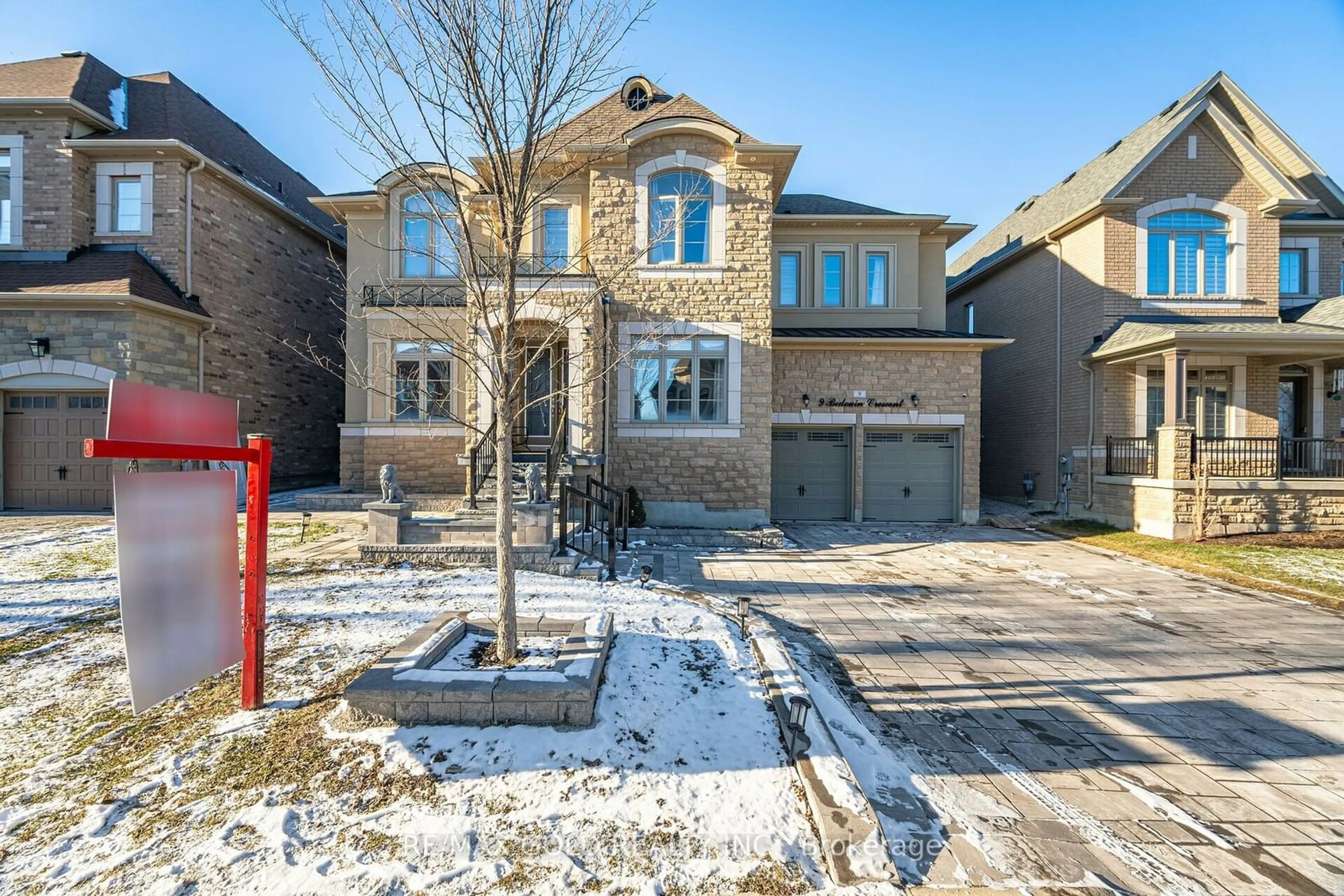 Home with brick exterior material, street for 9 Bedouin Cres, Brampton Ontario L6P 4H3