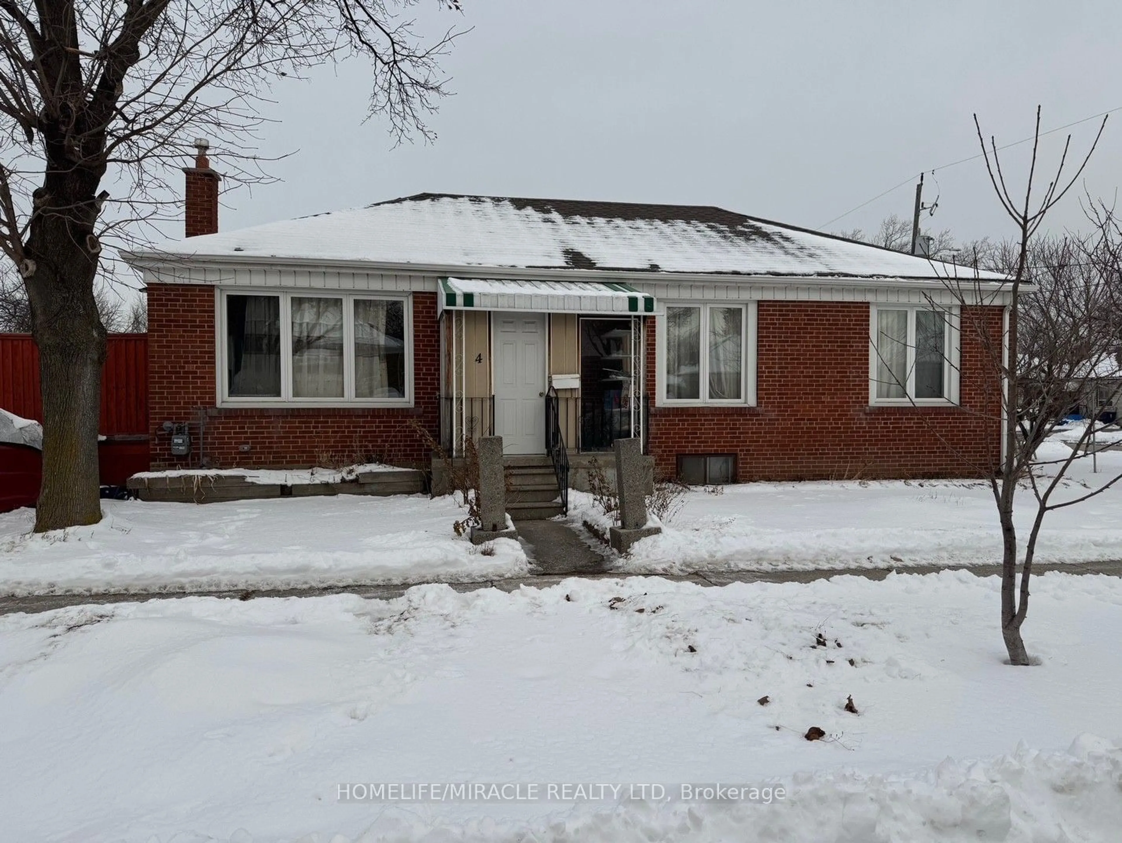 Home with brick exterior material, street for 4 Coolhurst Dr, Toronto Ontario M9W 4A5