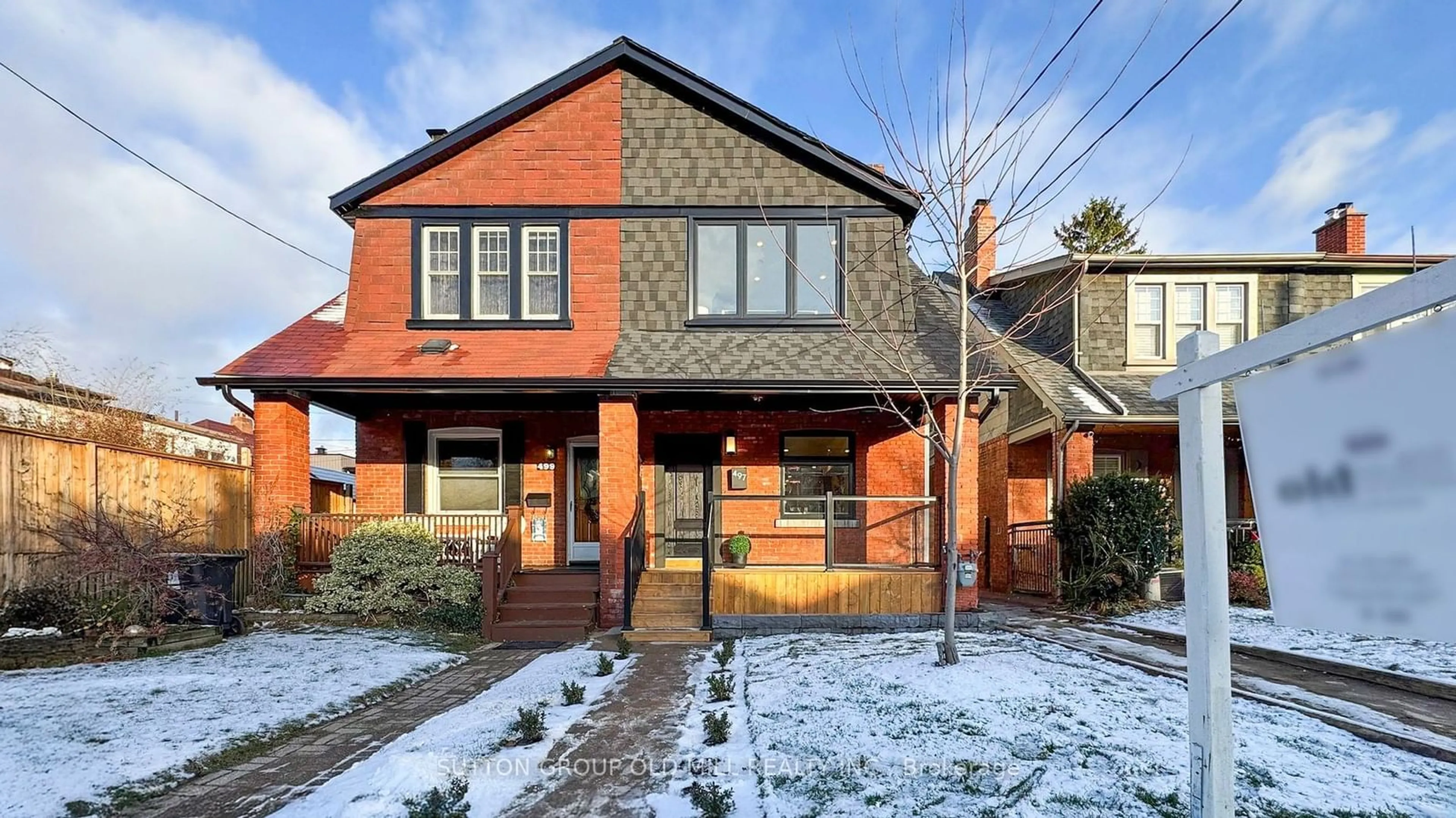 Home with brick exterior material, street for 497 Armadale Ave, Toronto Ontario M6S 3Y1