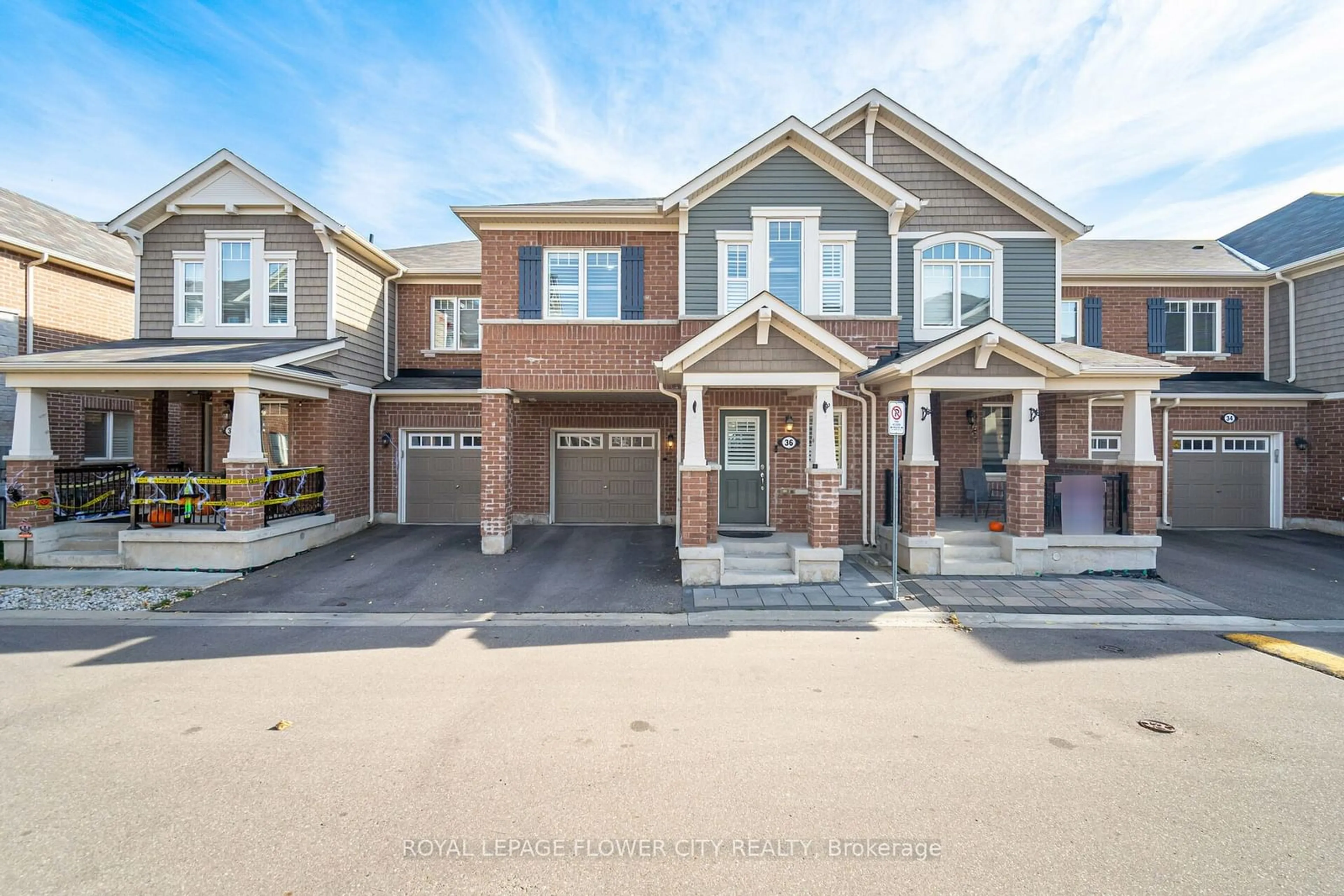 Home with brick exterior material, street for 1000 Asleton Blvd #36, Milton Ontario L9T 7K3