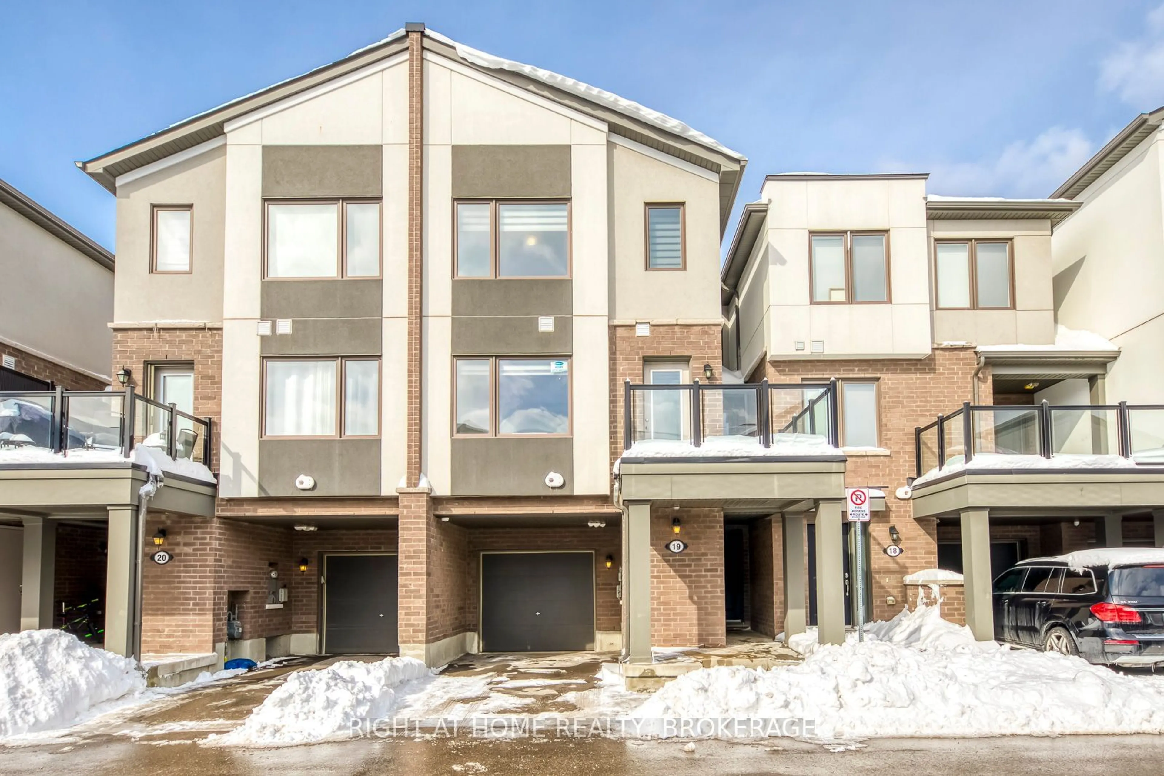 Home with brick exterior material, street for 1125 Leger Way #19, Milton Ontario L9E 1N7