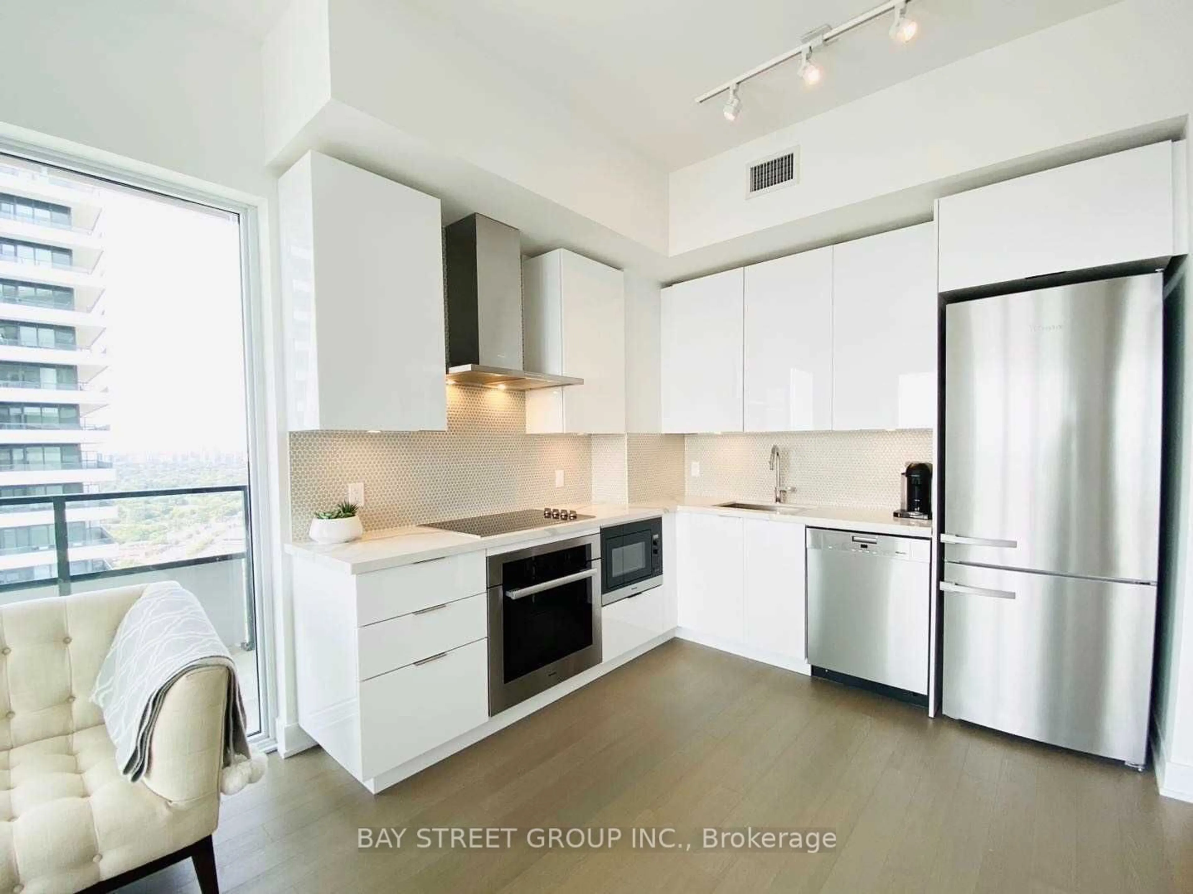 Open concept kitchen, ceramic/tile floor for 20 Shore Breeze Dr #4601, Toronto Ontario M8V 0C7