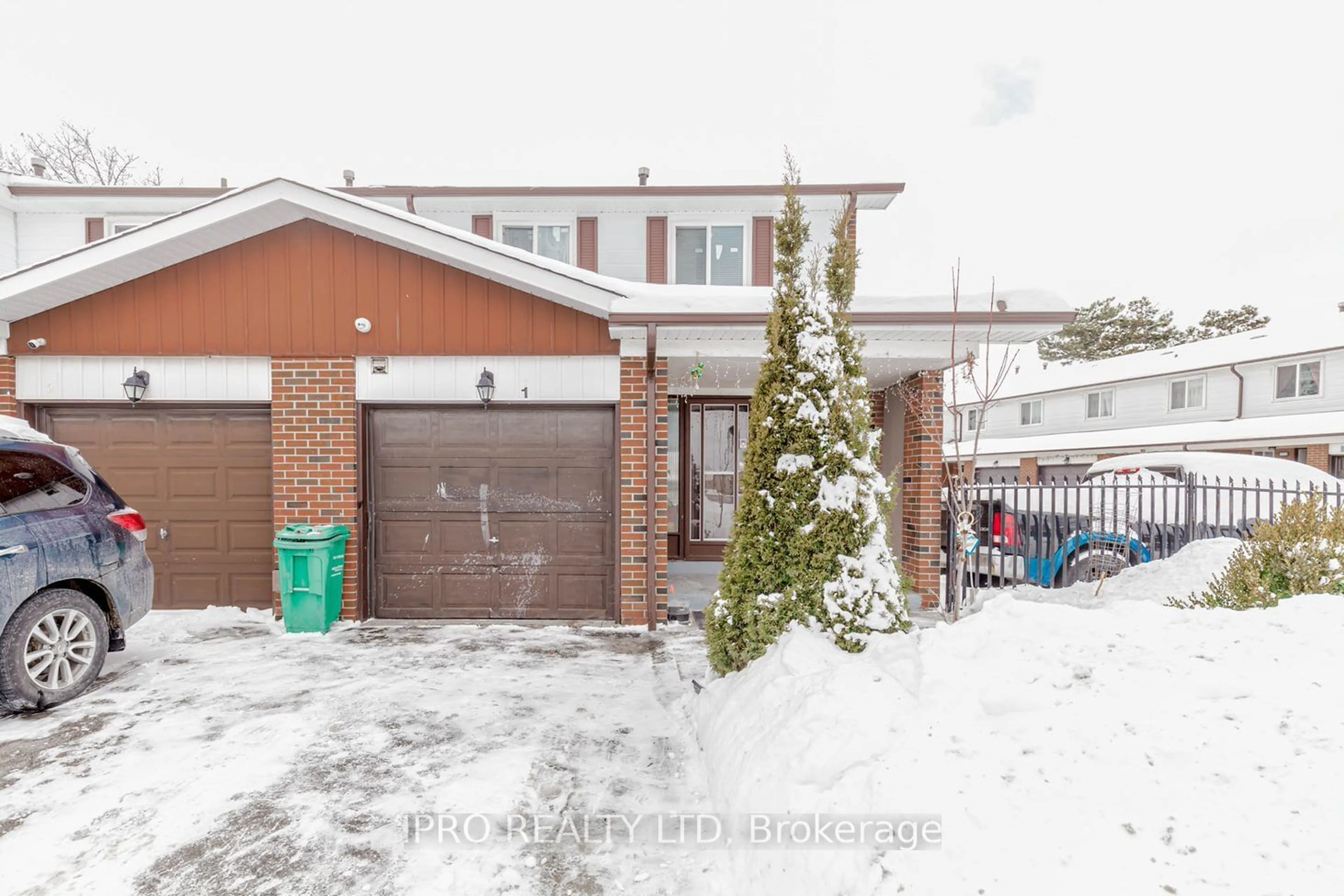 Home with brick exterior material, street for 7406 Darcel Ave #1, Mississauga Ontario L4T 2X7