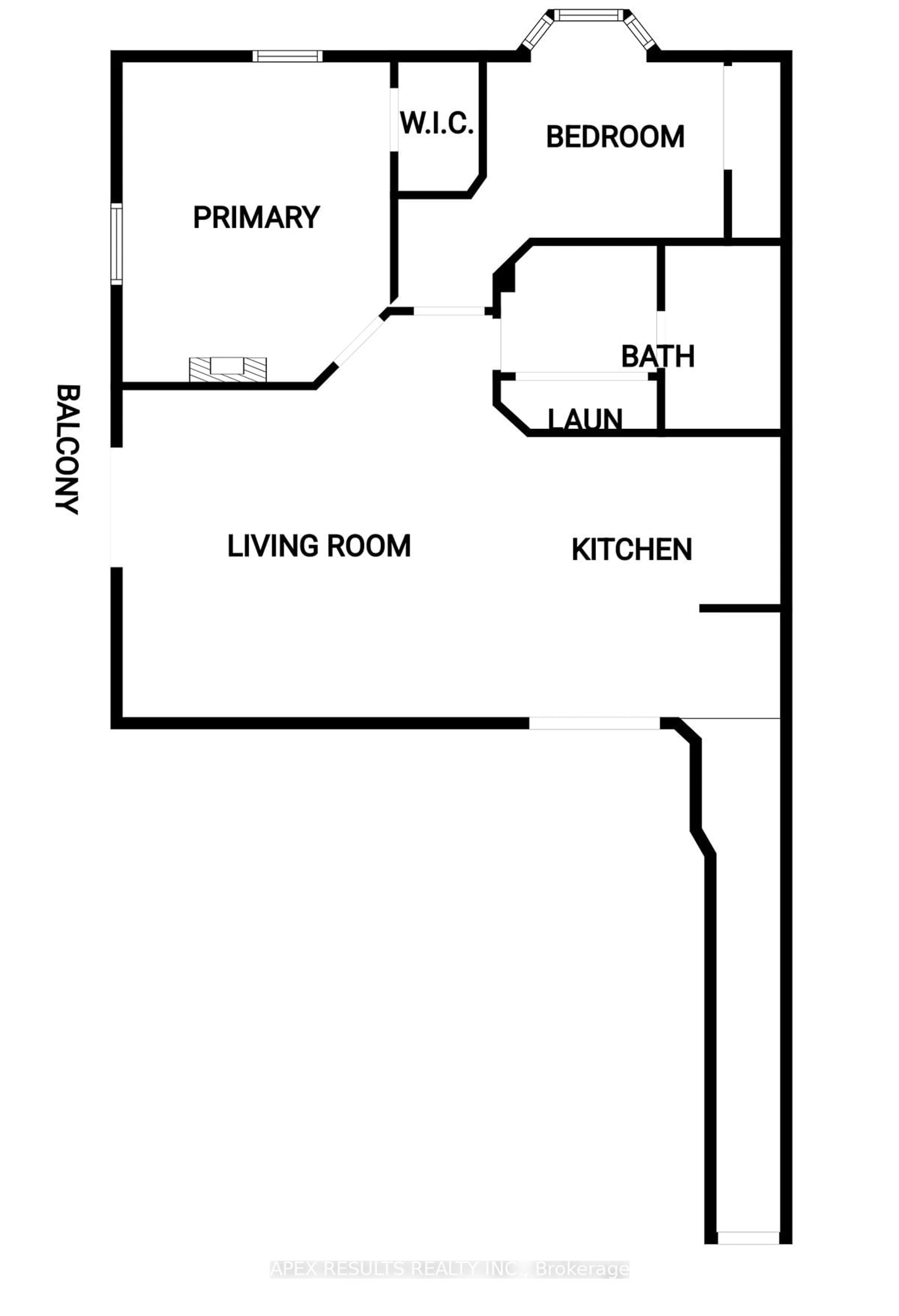 Floor plan for 2020 Cleaver Ave #212, Burlington Ontario L7M 4C2