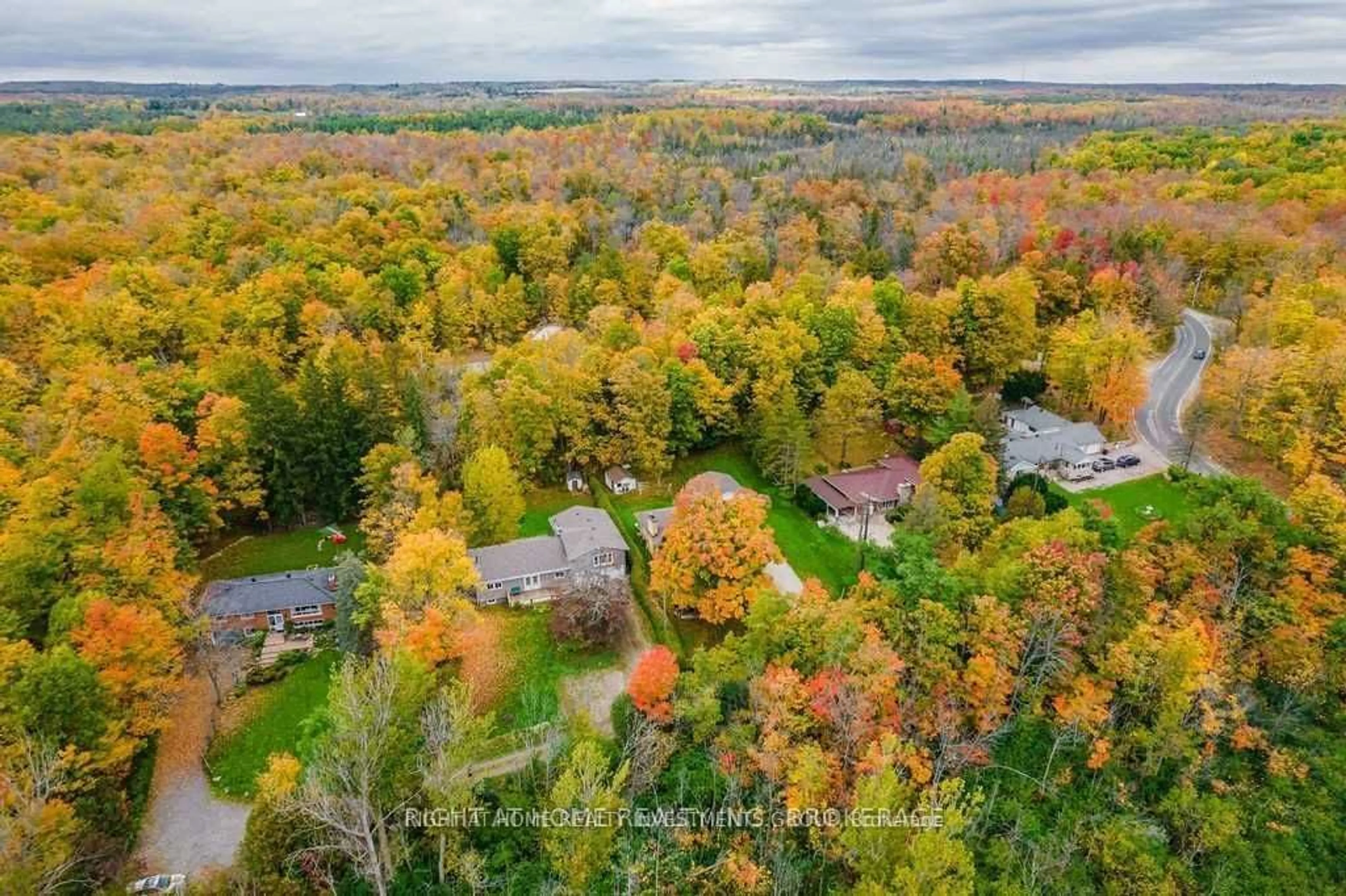 A pic from outside/outdoor area/front of a property/back of a property/a pic from drone, forest/trees view for 14576 Winston Churchill Blvd, Halton Hills Ontario L7G 0N9