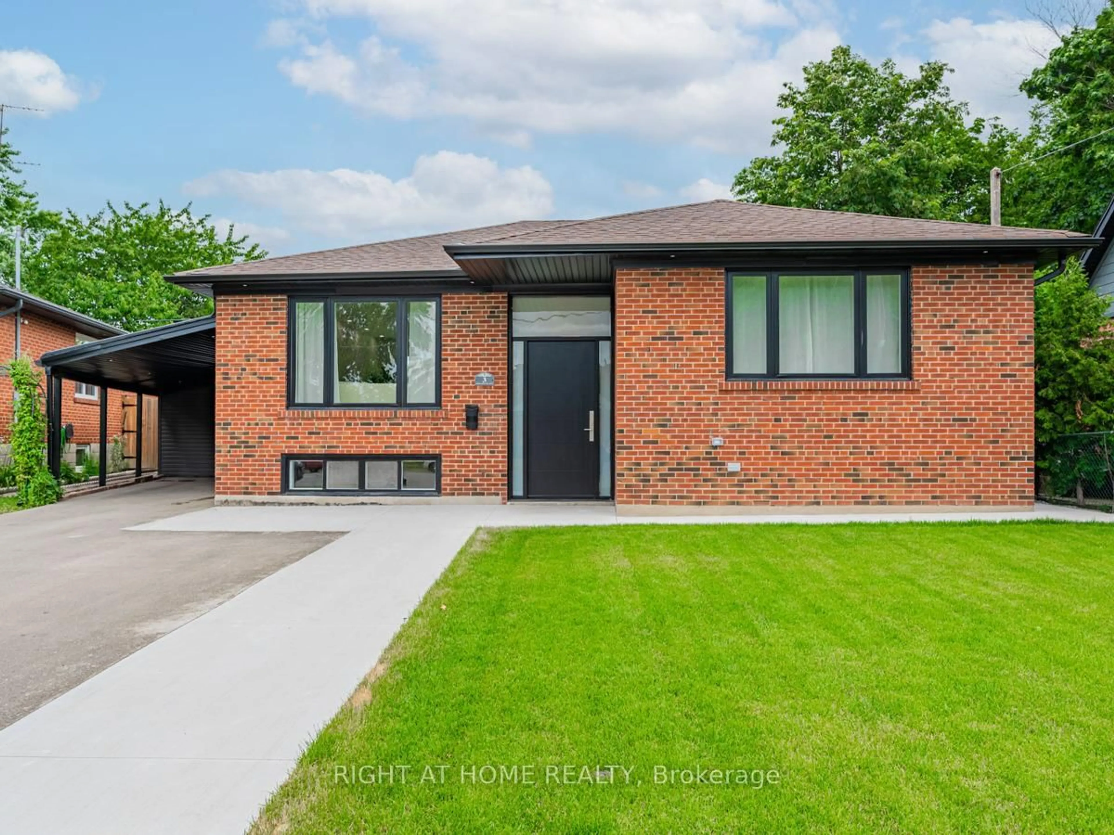 Home with brick exterior material, street for 3 Rollins Pl, Toronto Ontario M9B 3Y4