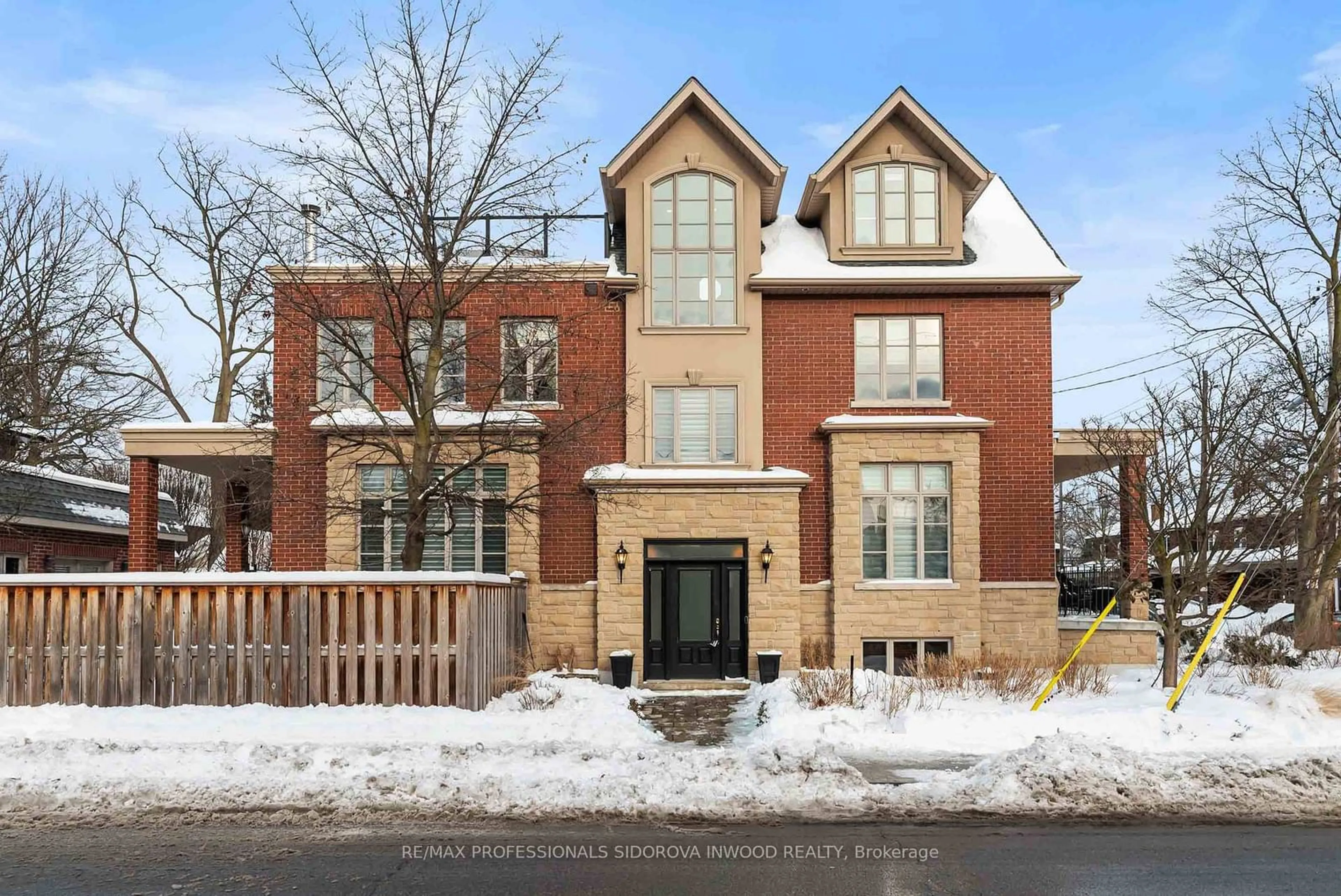 Home with brick exterior material, street for 26 Deforest Rd, Toronto Ontario M6S 1H7