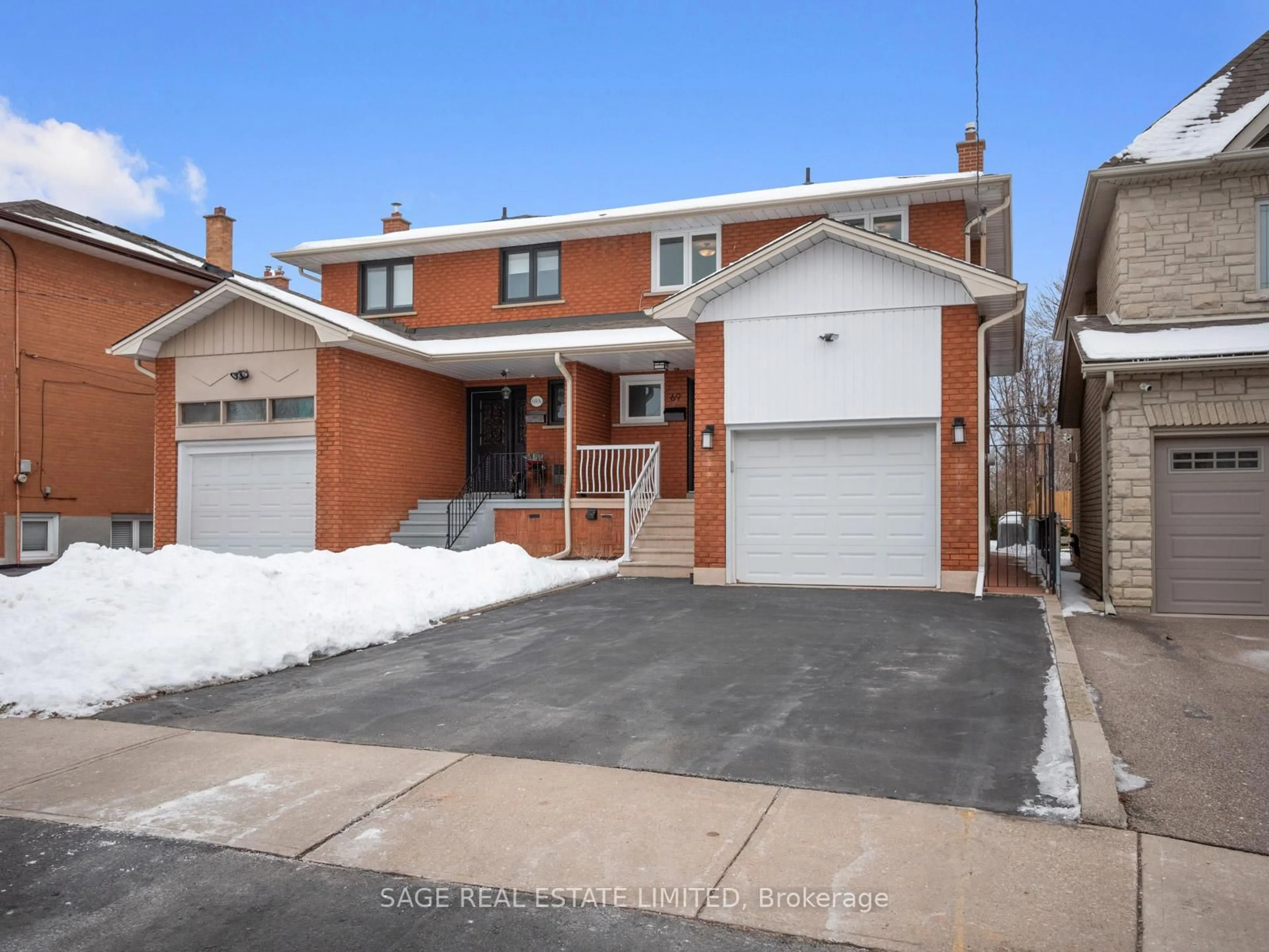 Home with brick exterior material, street for 69 FOCH Ave, Toronto Ontario M8W 3X5