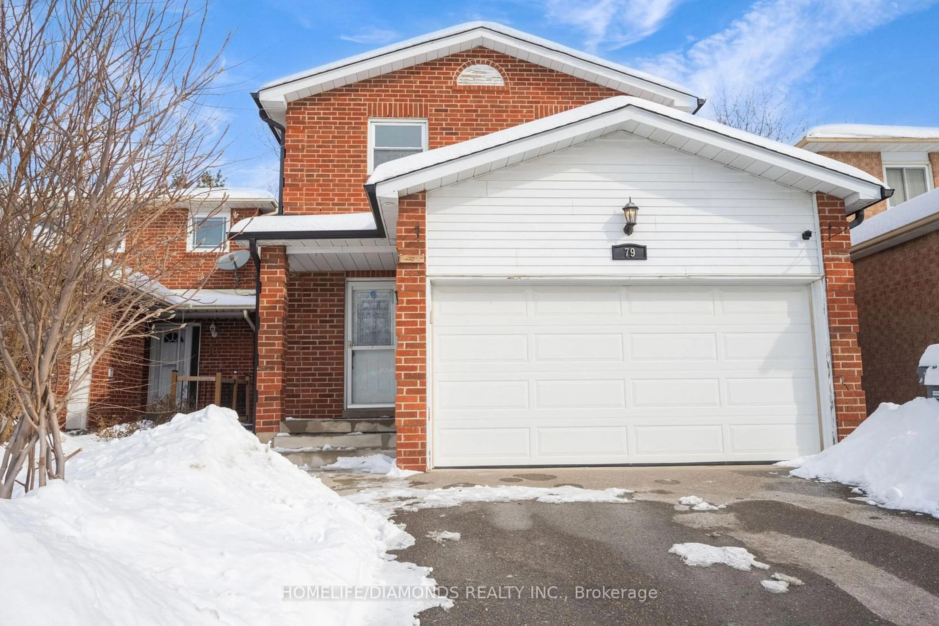 Home with brick exterior material, street for 79 Ecclestone Dr, Brampton Ontario L6X 3M8