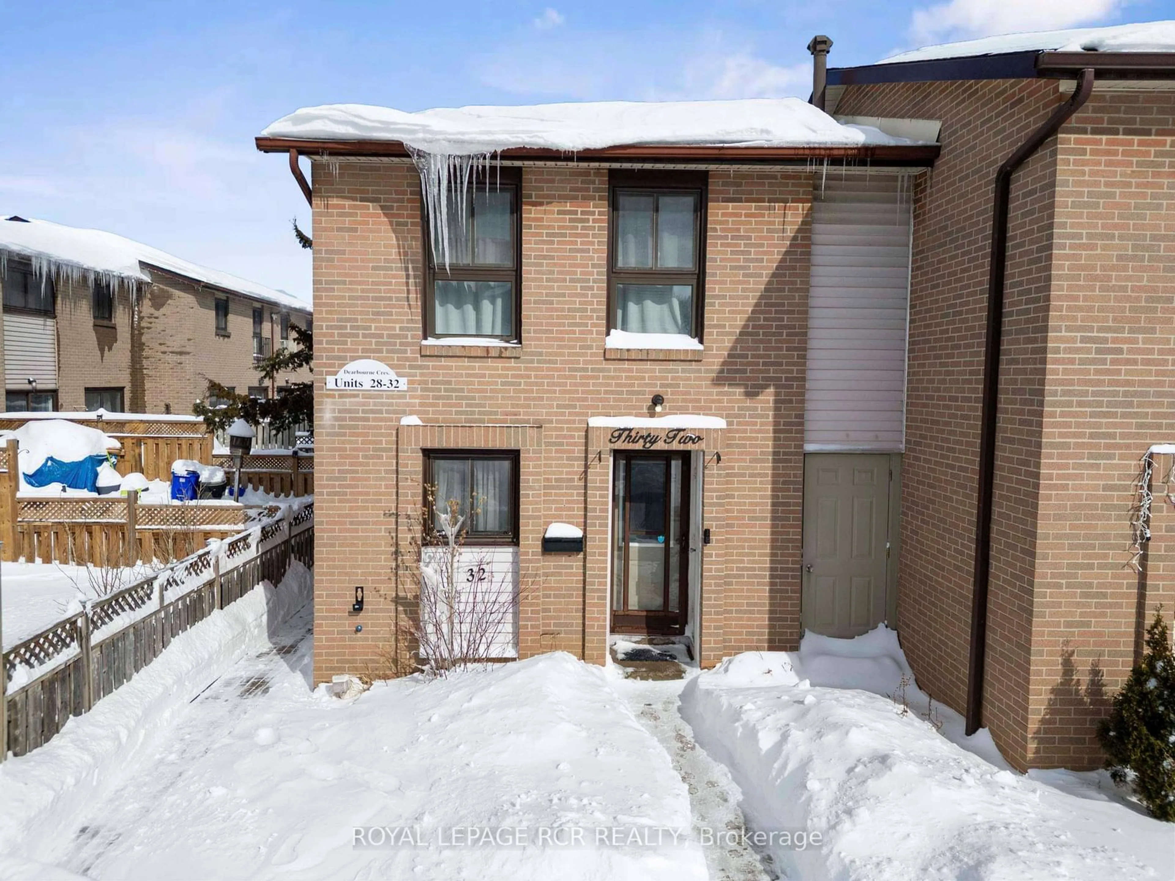 Home with brick exterior material, street for 32-46 Dearbourne Blvd, Brampton Ontario L6T 1J7