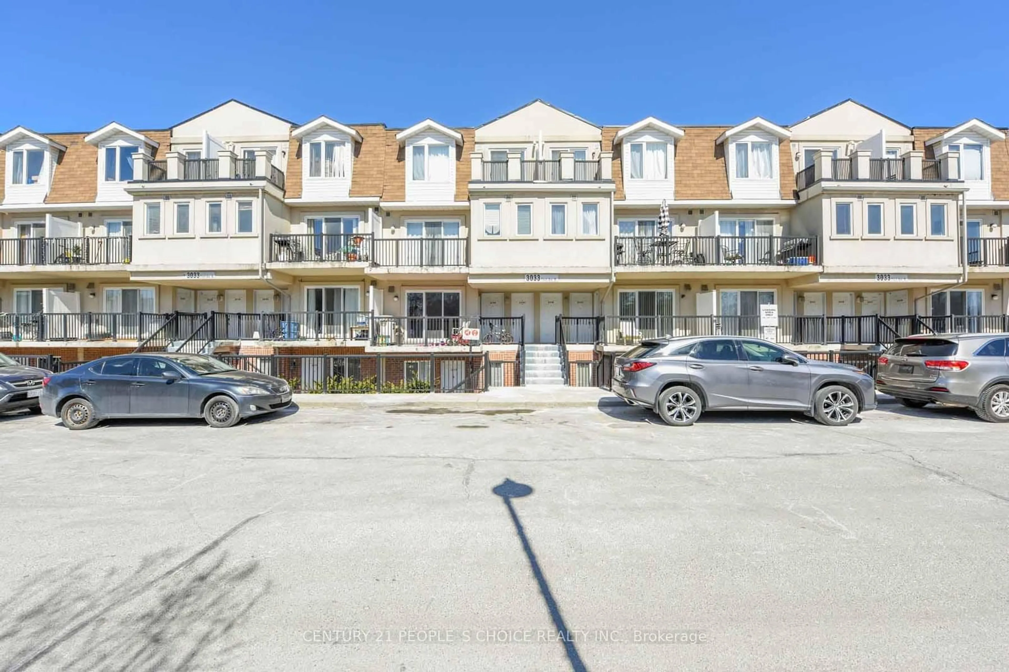 A pic from outside/outdoor area/front of a property/back of a property/a pic from drone, street for 3033 Finch Ave #2045, Toronto Ontario M9M 0A3