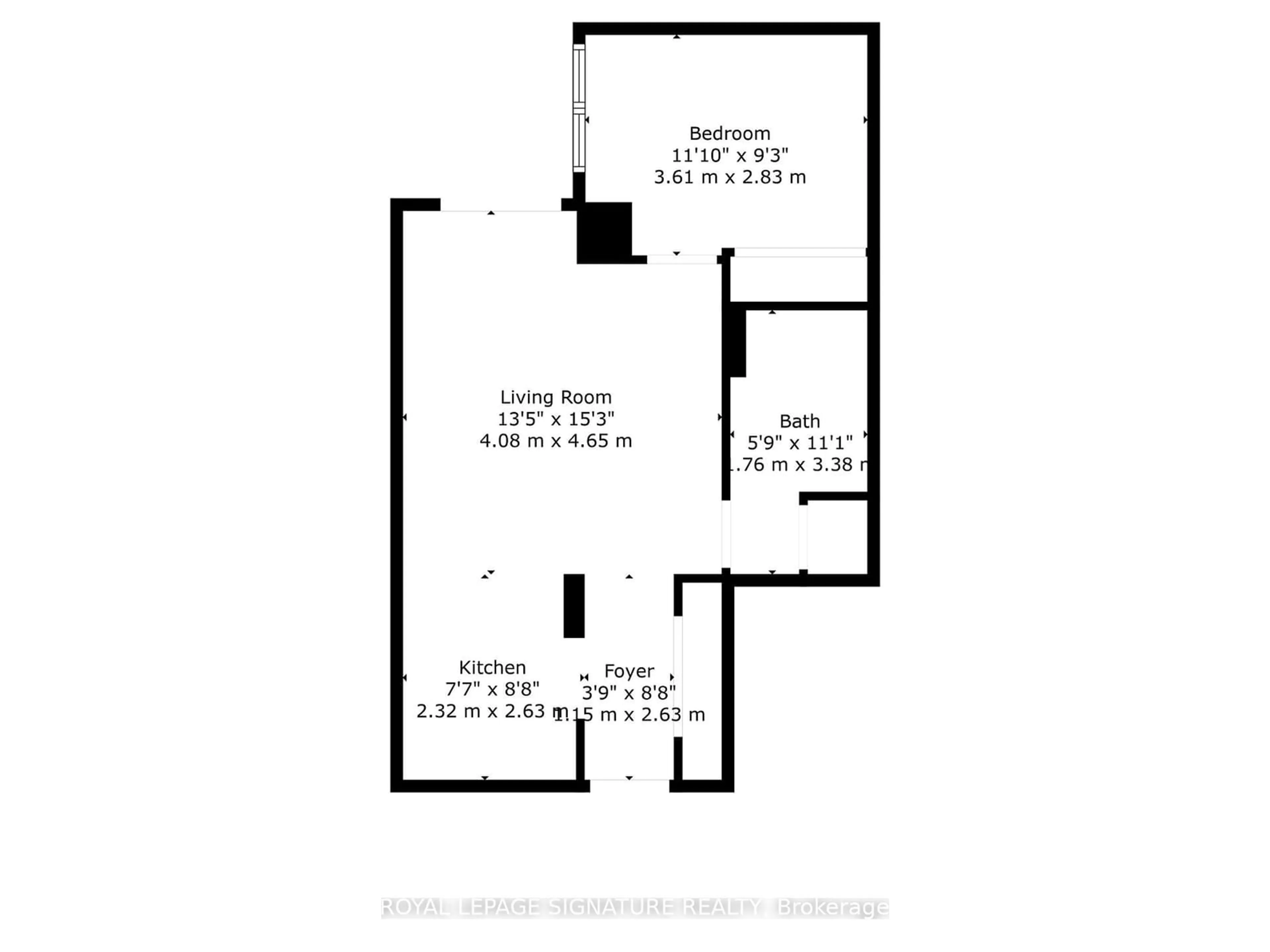 Floor plan for 816 Lansdowne Ave #726, Toronto Ontario M6H 4K6