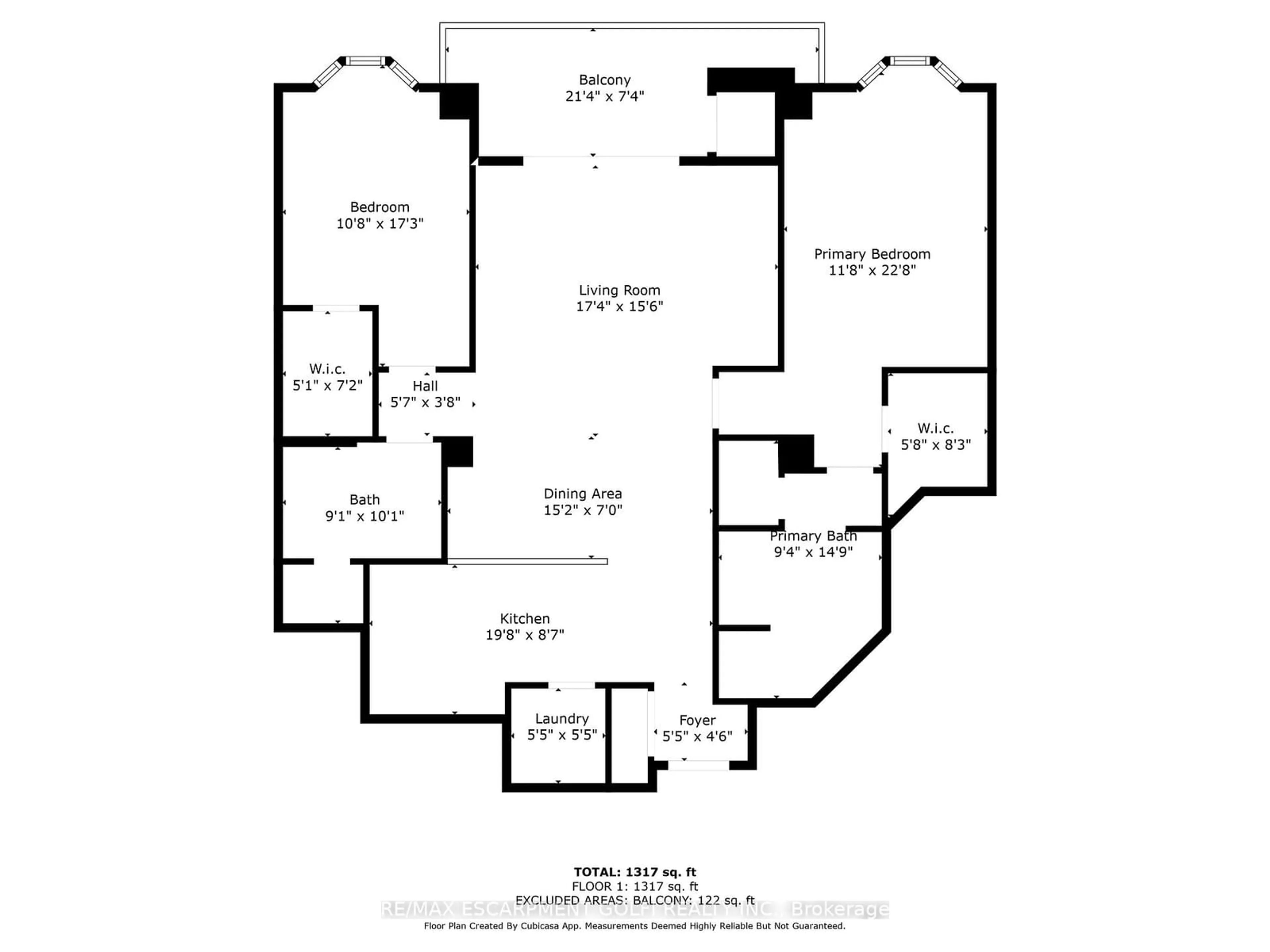 Floor plan for 1477 Lakeshore Rd #304, Burlington Ontario L7S 1B5