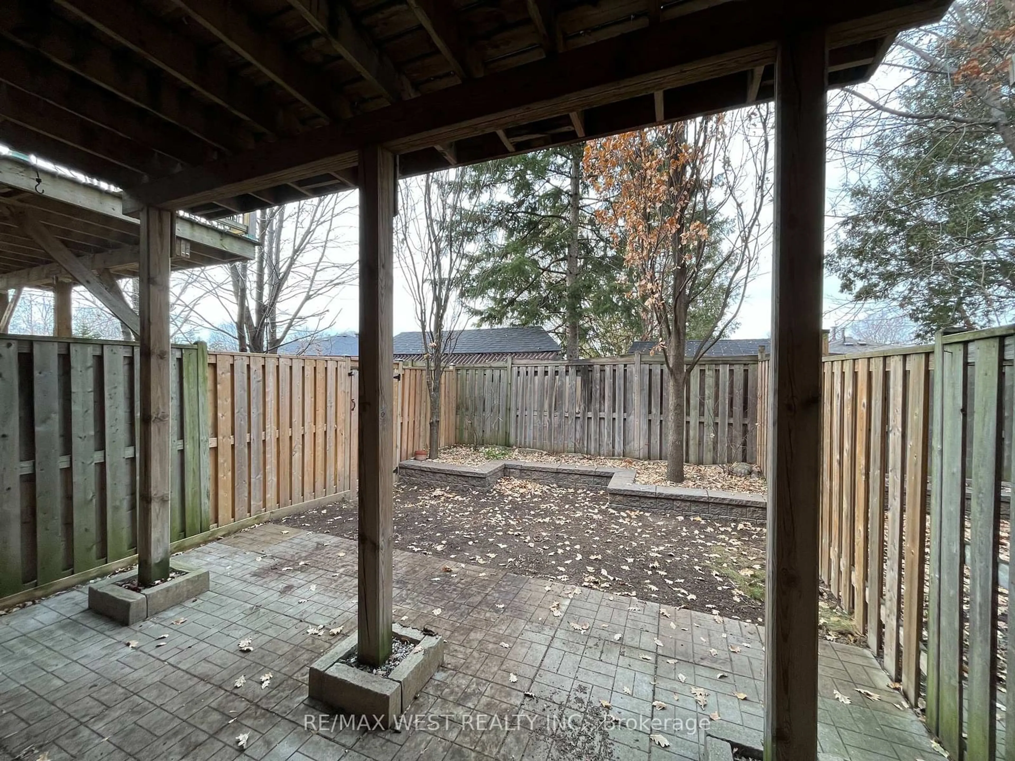 Patio, forest/trees view for 3038 Haines Rd #45, Mississauga Ontario L4Y 0C8